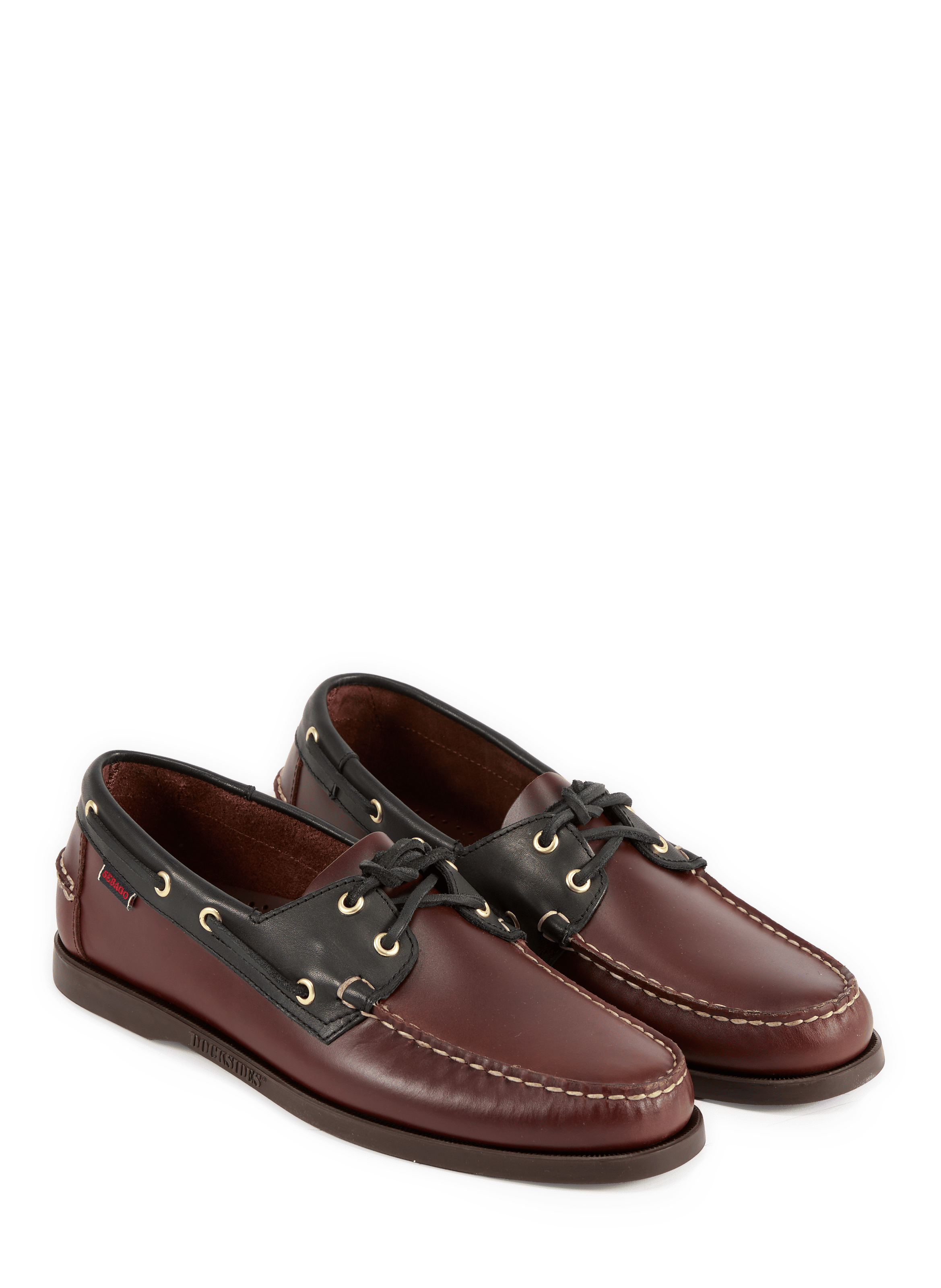 Portland leather boat shoes SEBAGO Multicolour
