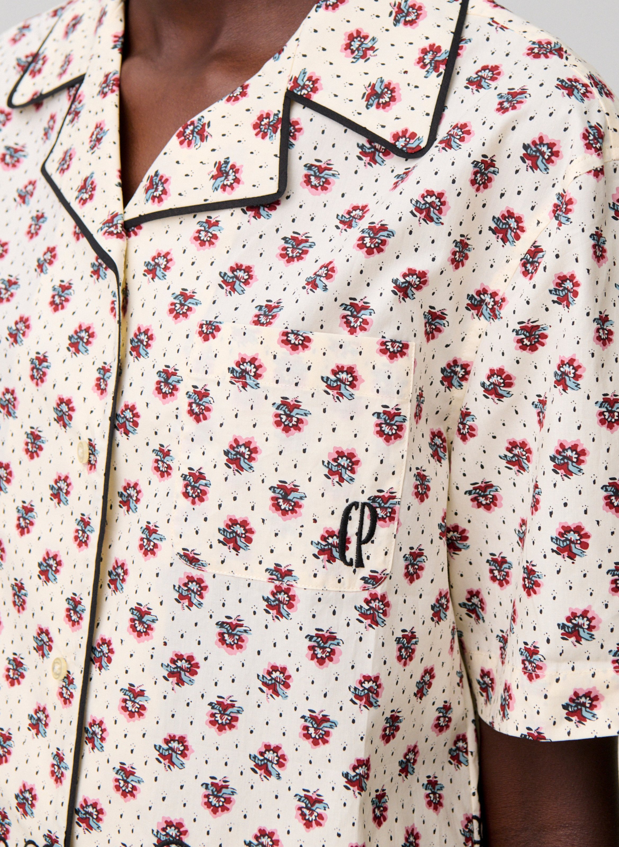 Chemise droite imprimée CLAUDIE PIERLOT Multicolore