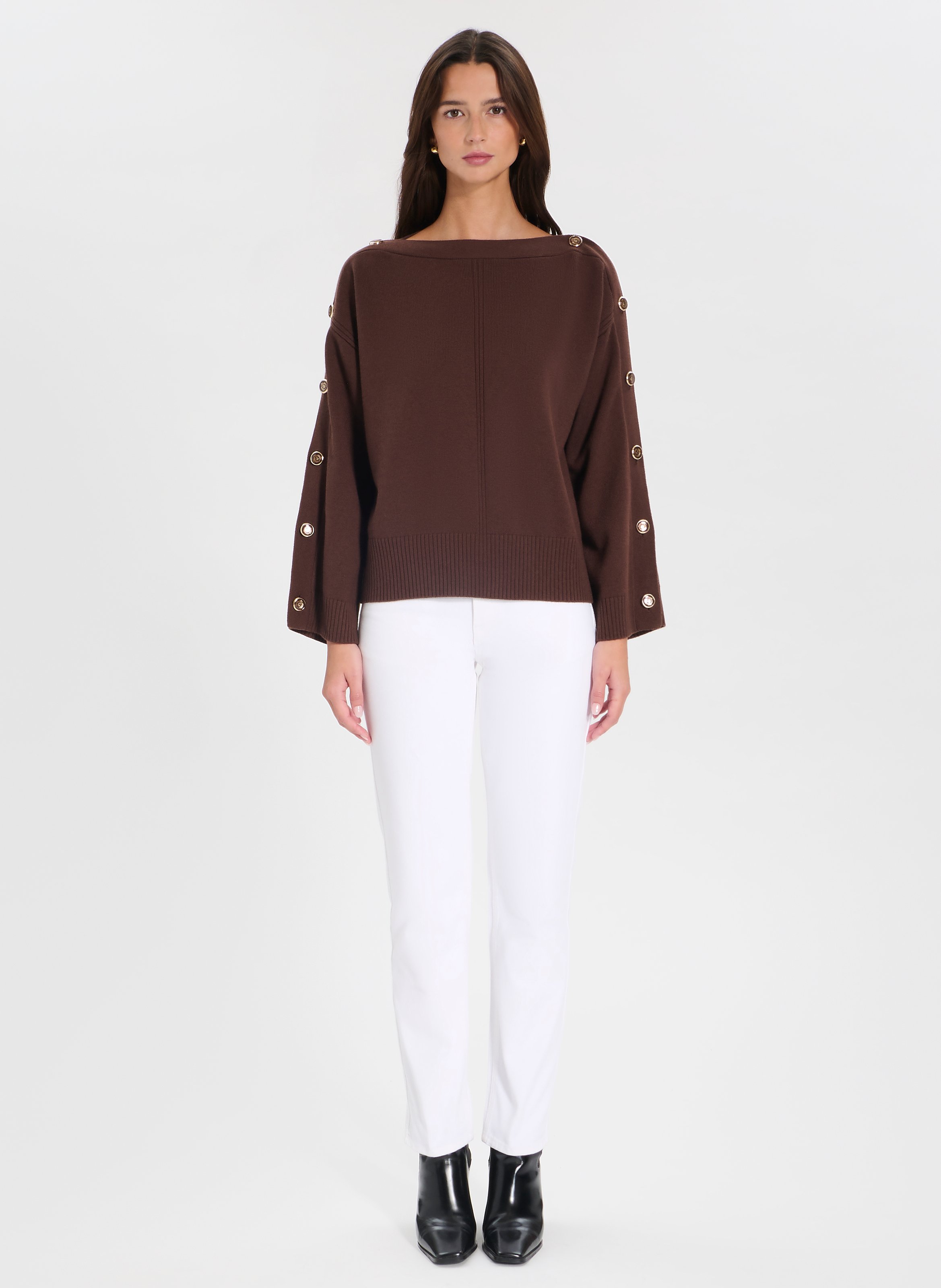 Pull  nili ZAPA Marron
