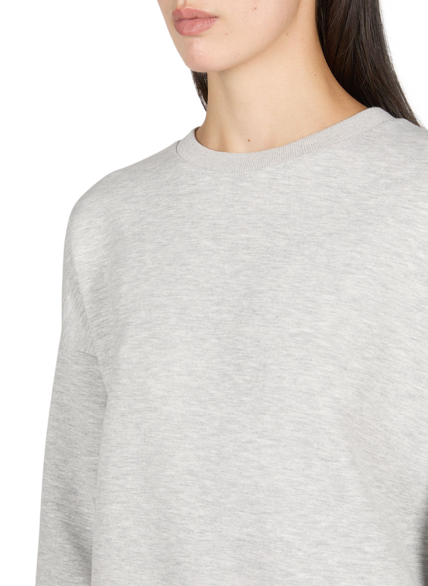 Round-neck Visandy sweatshirt VILA Grey