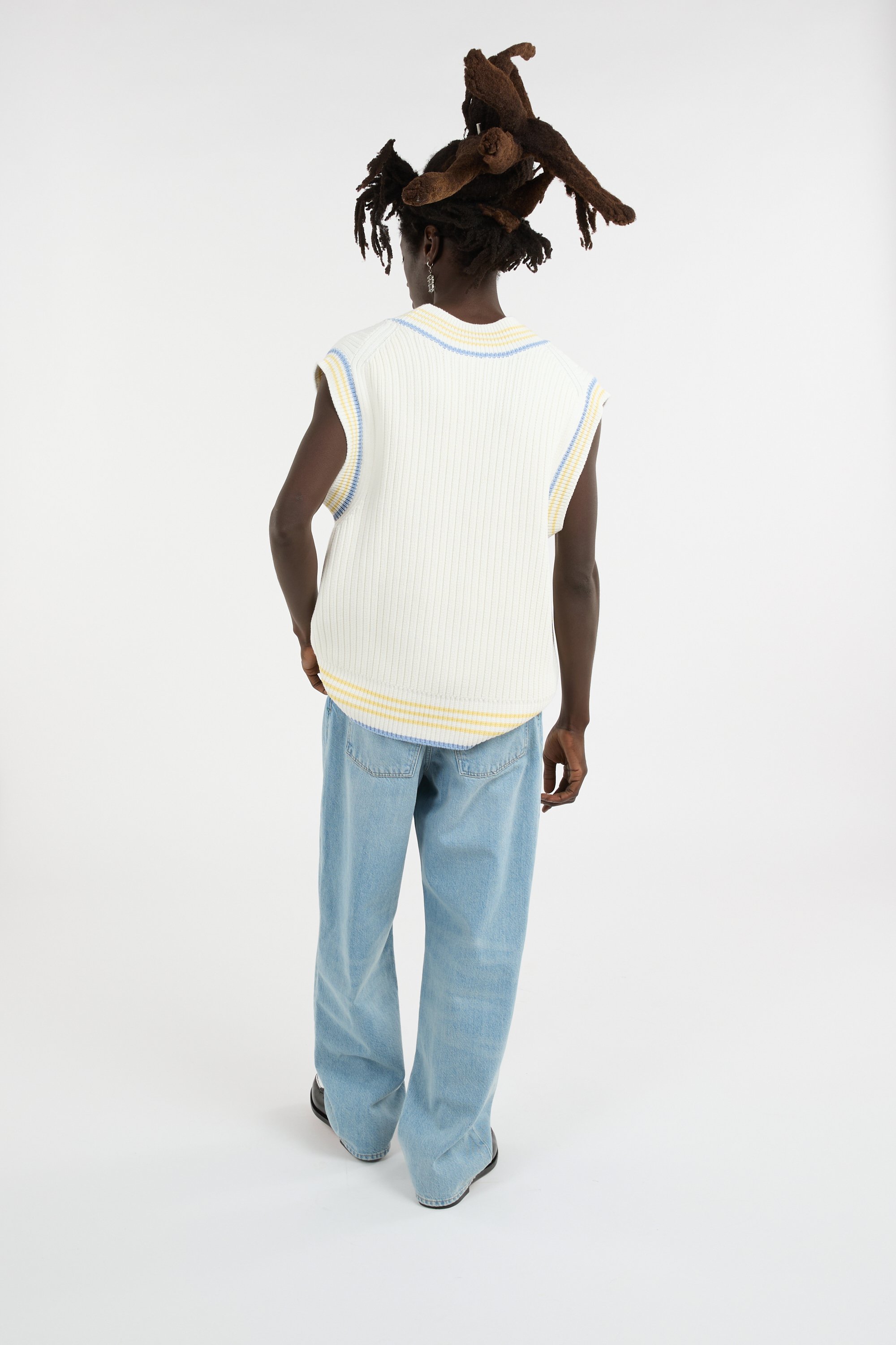 Gilet sweater LACOSTE Beige