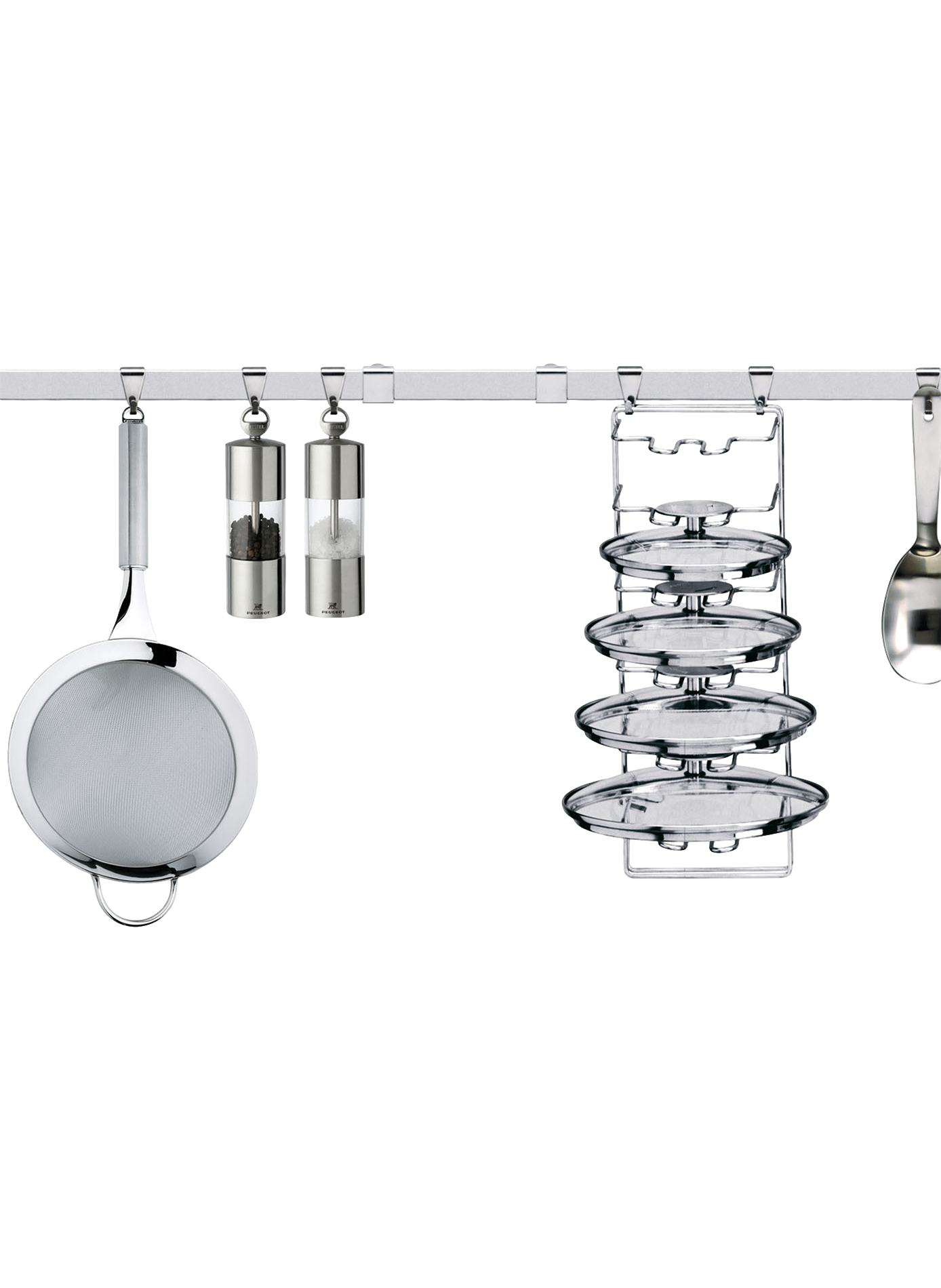 Support de couvercles Panoply en inox CRISTEL Gris