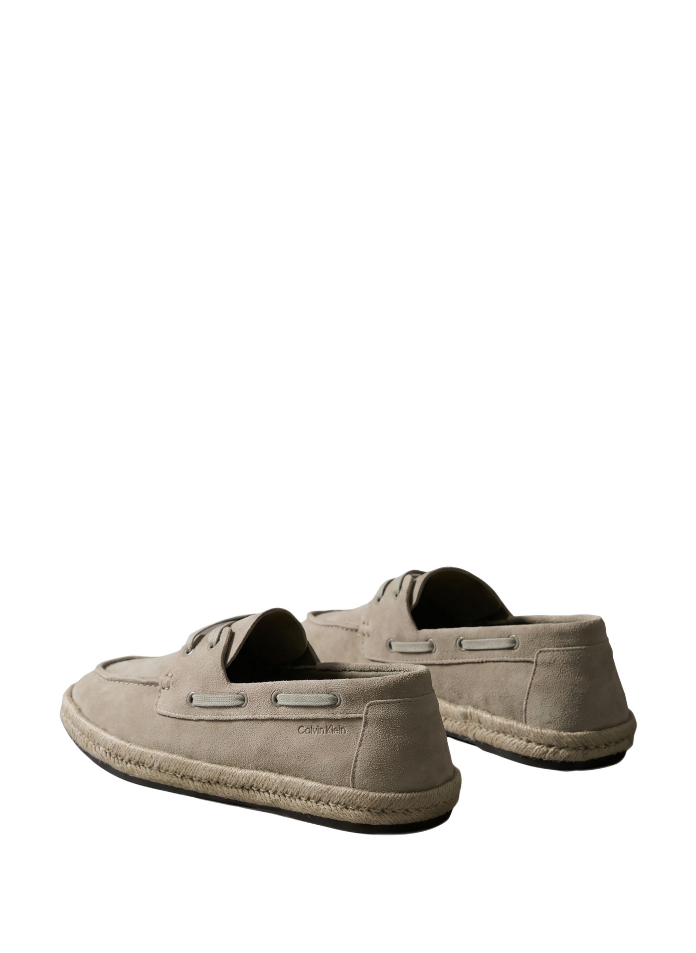 Espadrilles with woven leather soles CALVIN KLEIN Beige