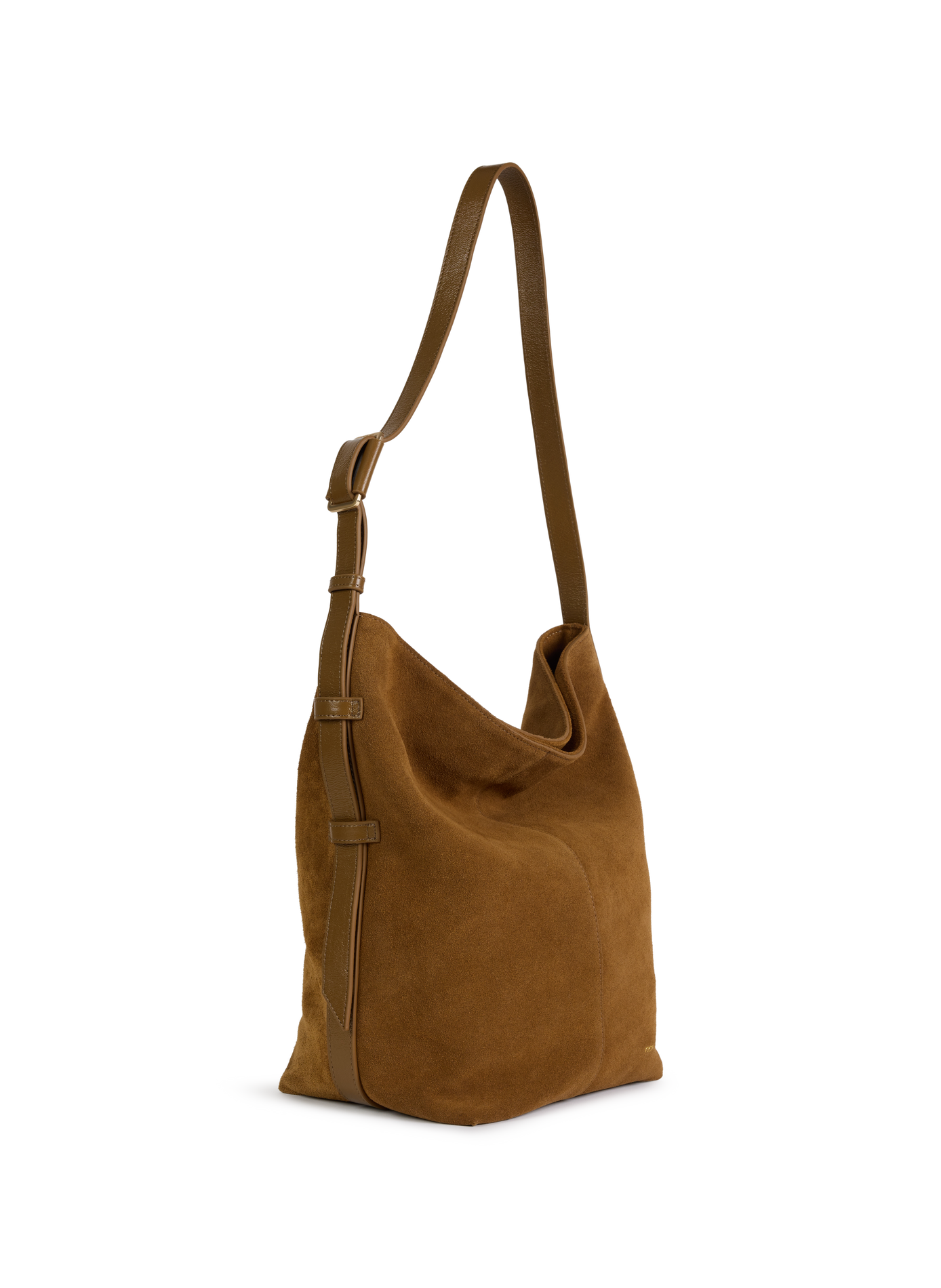 Schultertasche aus Leder NAT & NIN Braun