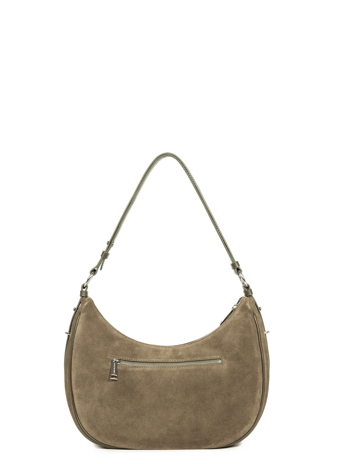 Grote schoudertas - suede | Kaki LANCASTER Dames