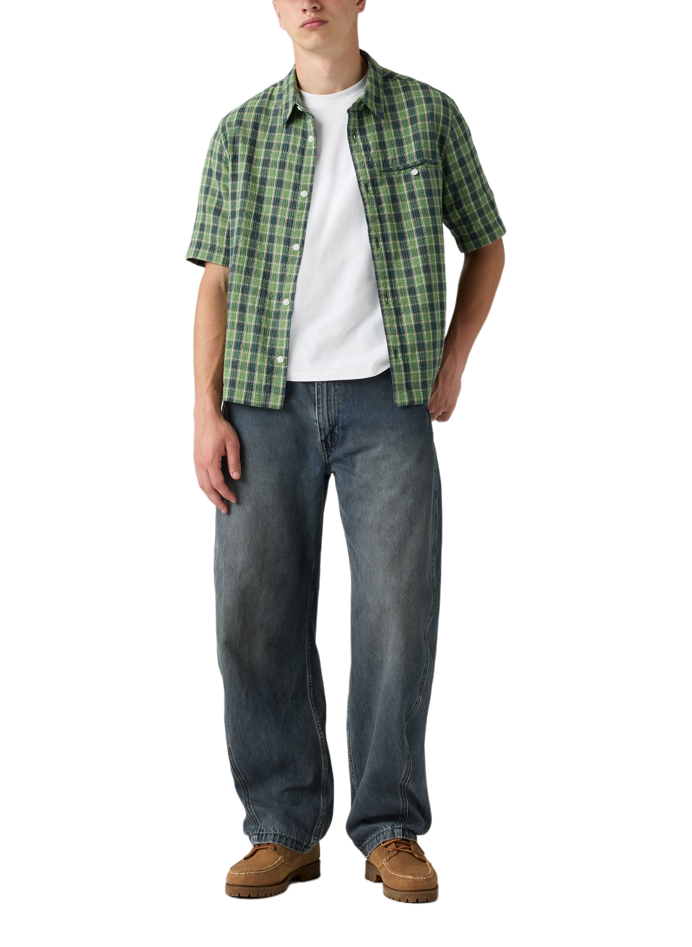 Baggy jeans van katoen LEVI'S Blauw