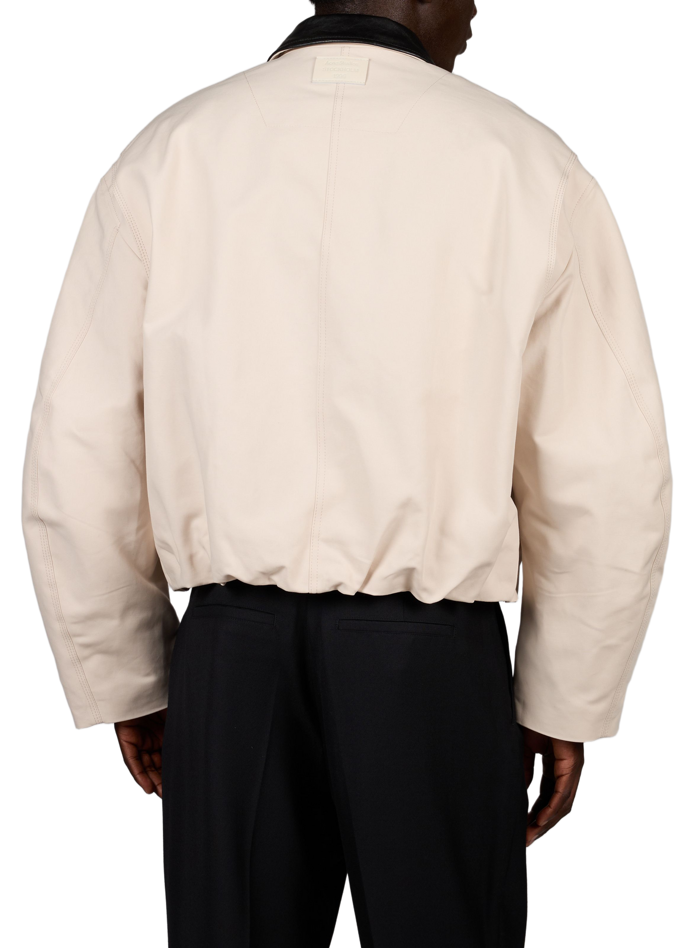 Veste oversize en coton ACNE STUDIOS Beige