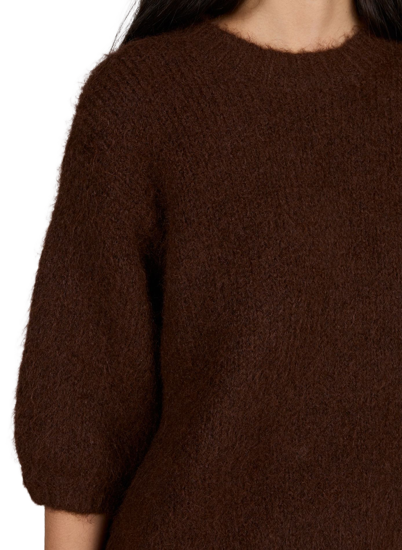 Rundhalsausschnitt-Pullover ARTLOVE Braun
