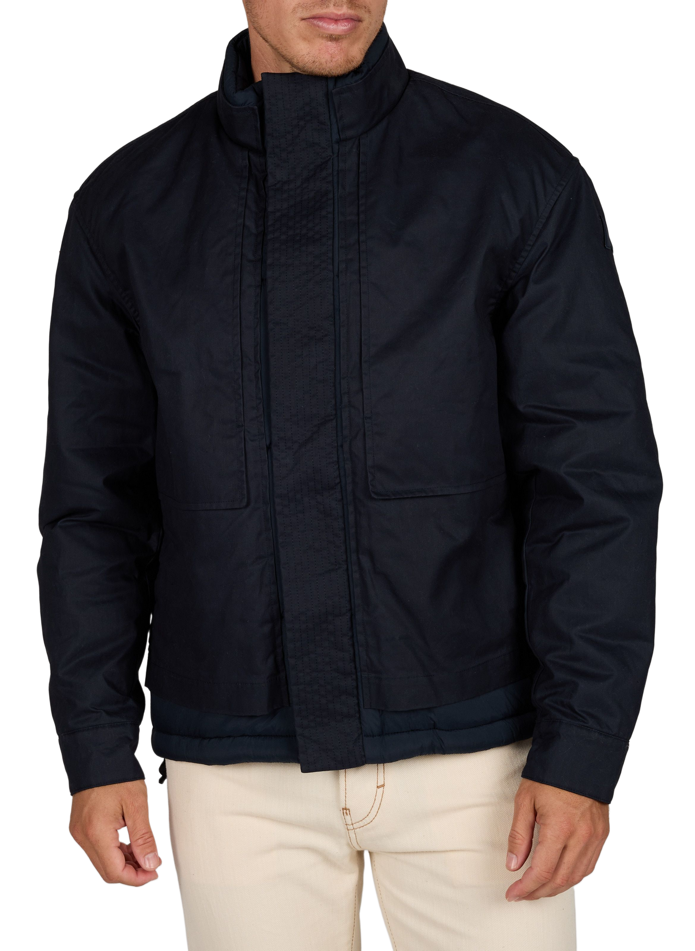 Blouson court en coton  K-WAY Bleu