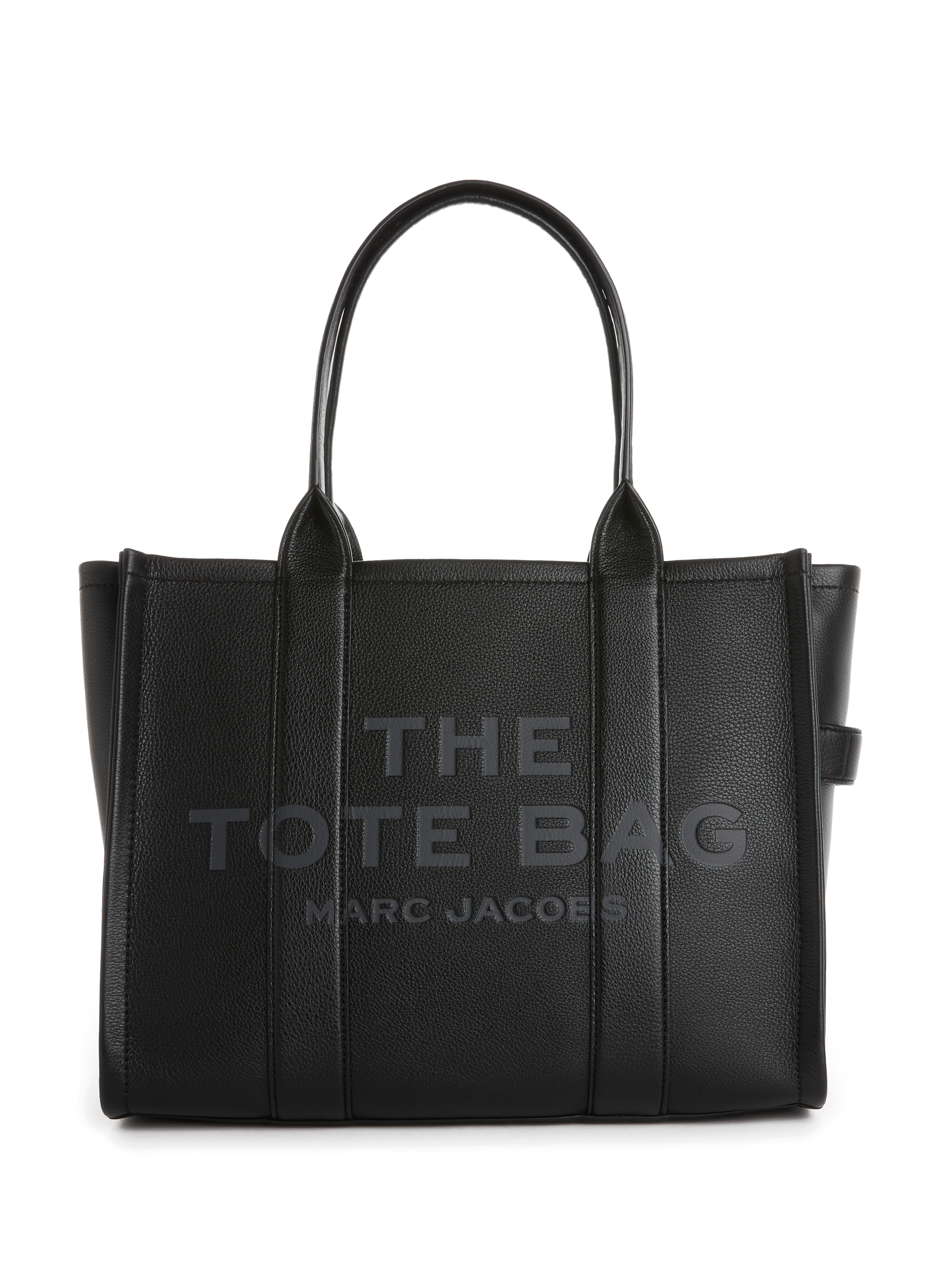 MARC JACOBS The Tote large leather tote bag Black