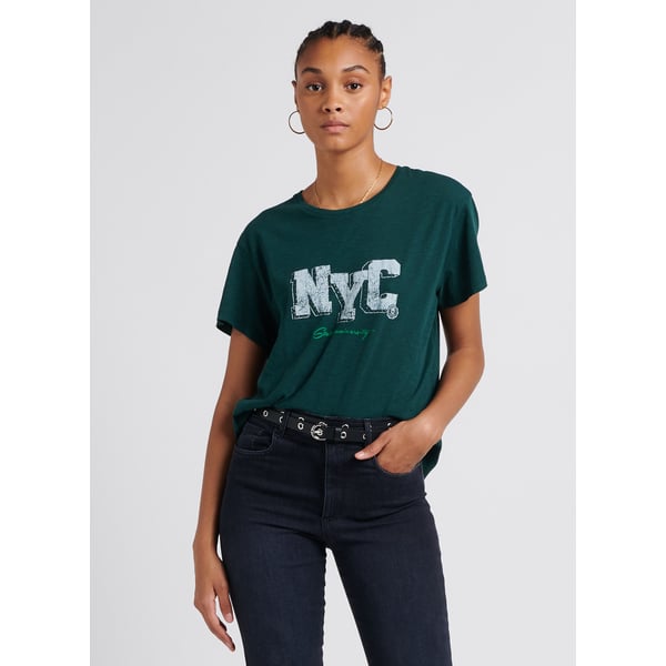 T-shirt col rond en coton