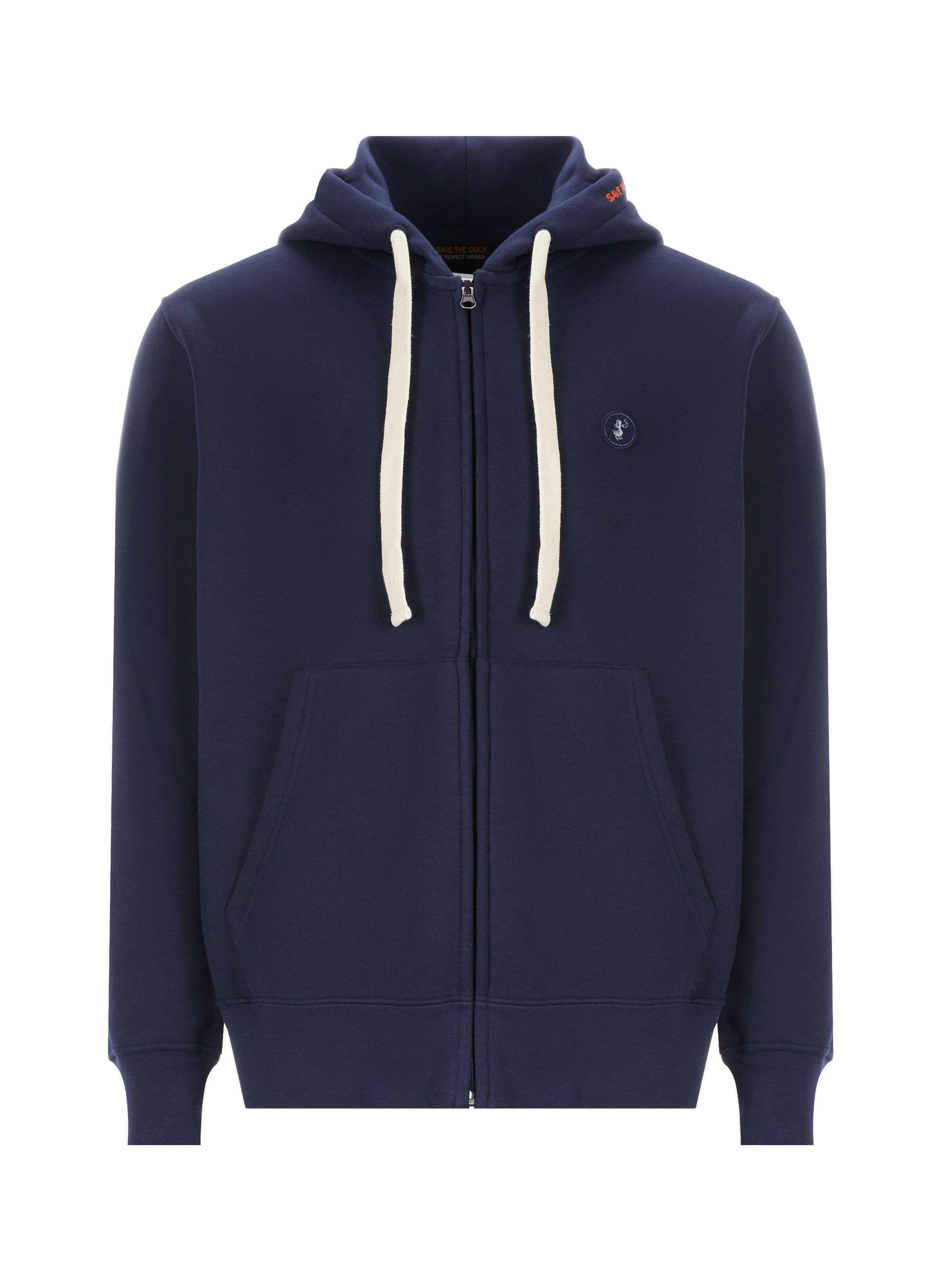 Gilet à capuche en coton mélangé