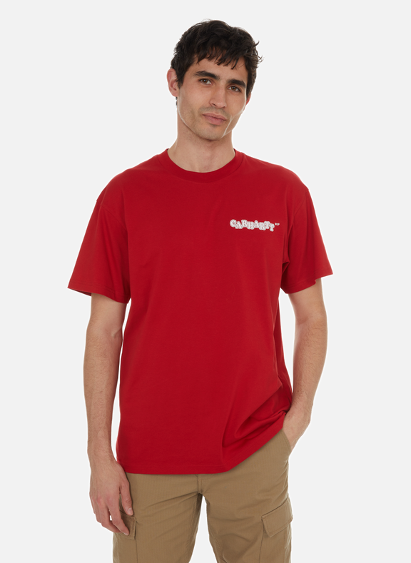 CARHARTT WIP T-shirt Fast food Rouge