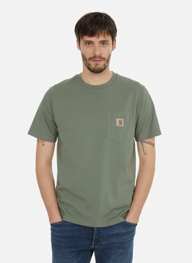 Patchwork-effect cotton T-shirt CARHARTT WIP
