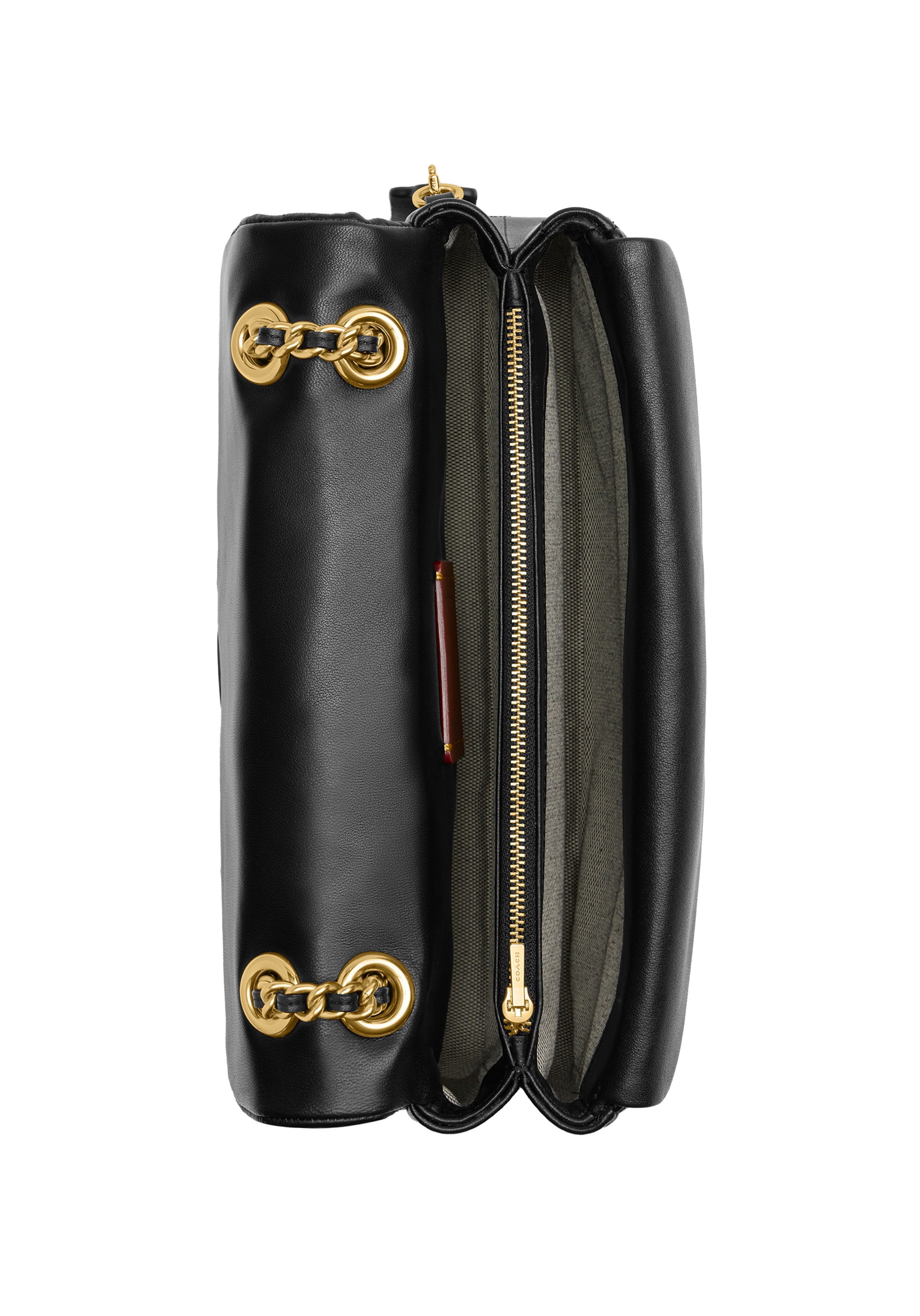 Tabby leather handbag  COACH Black