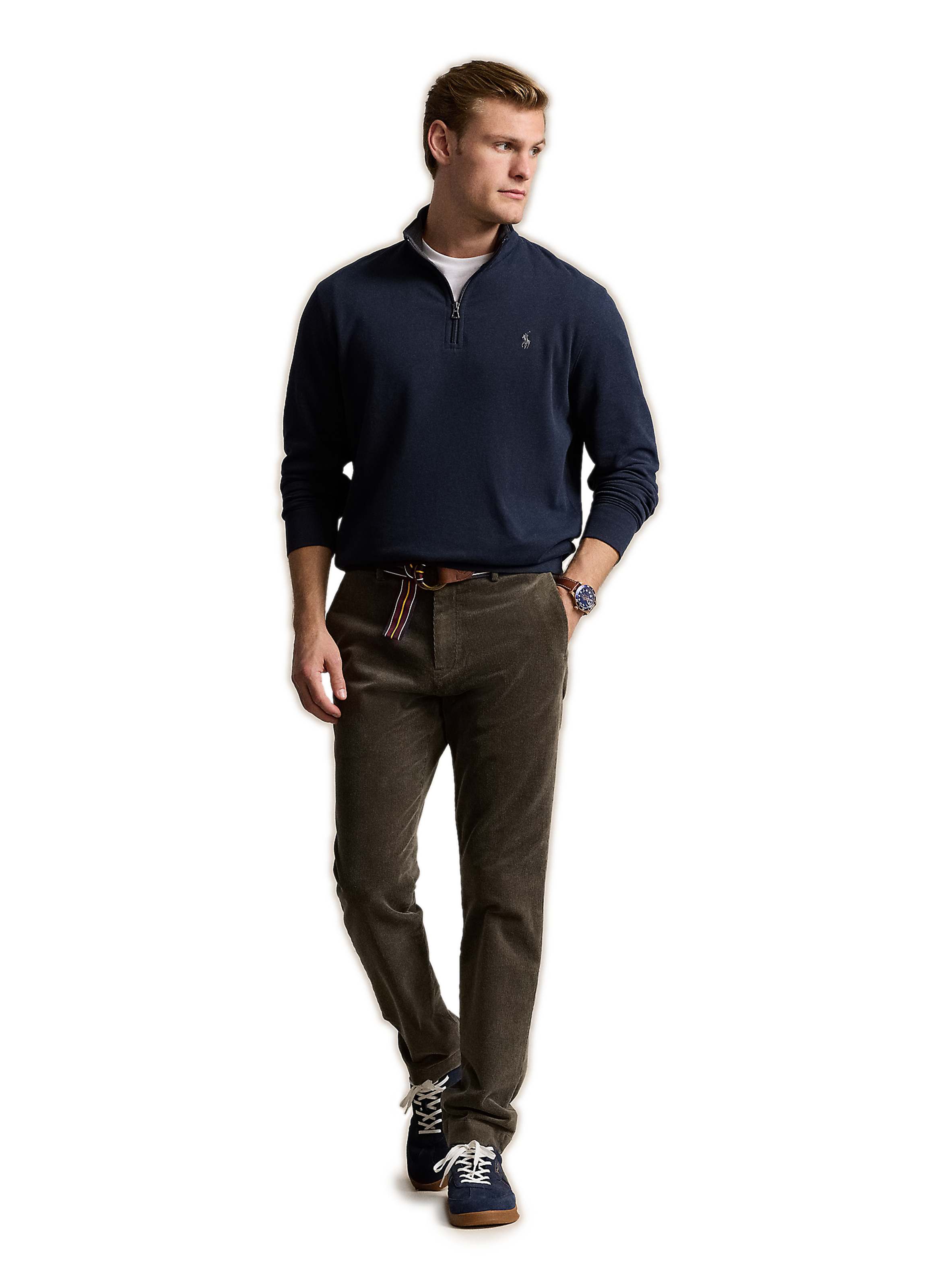 Sweatshirt zippé POLO RALPH LAUREN Bleu