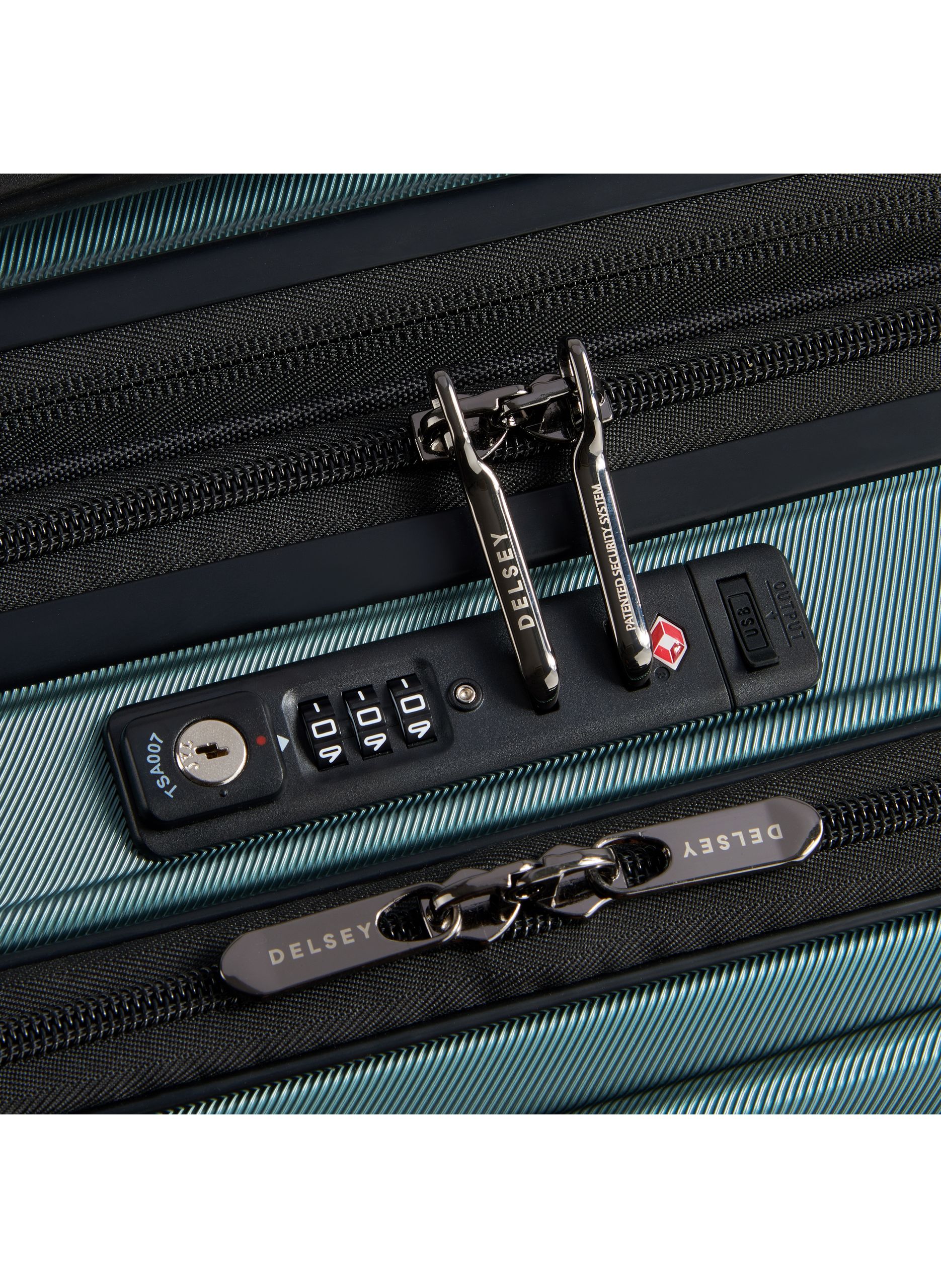 Valise cabine rigide taille s - shadow 5.0 DELSEY PARIS Vert