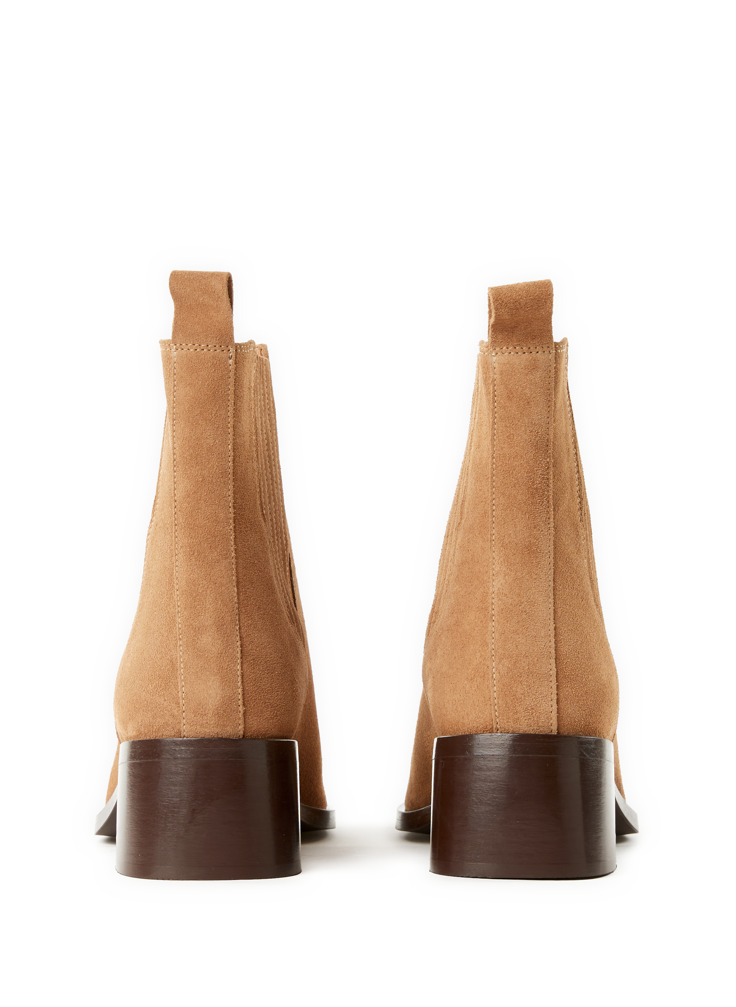 Bottines Beyonce en cuir  SAISON 1865 Beige