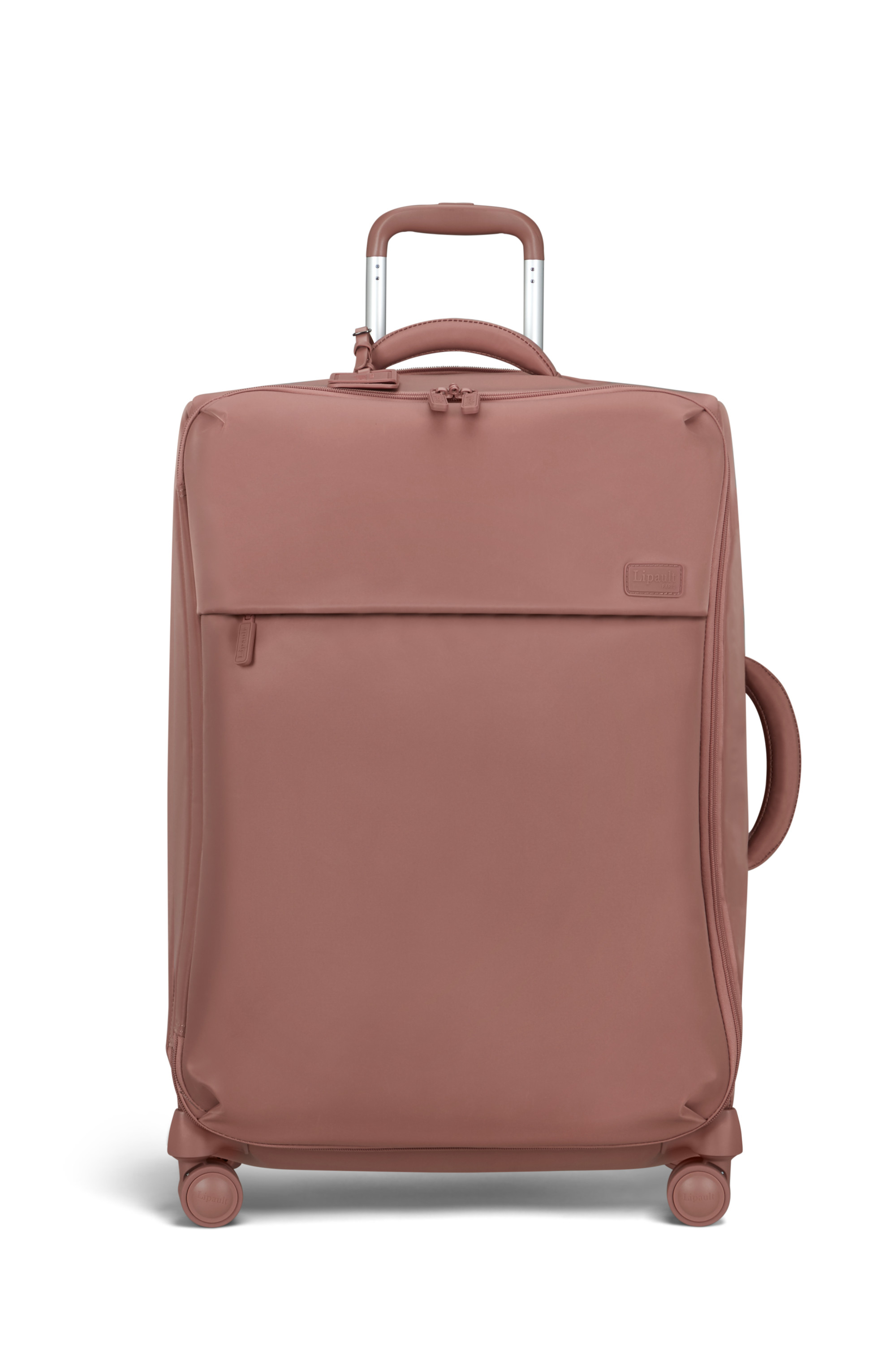 Plume valise 4 roues taille l LIPAULT PARIS Rose