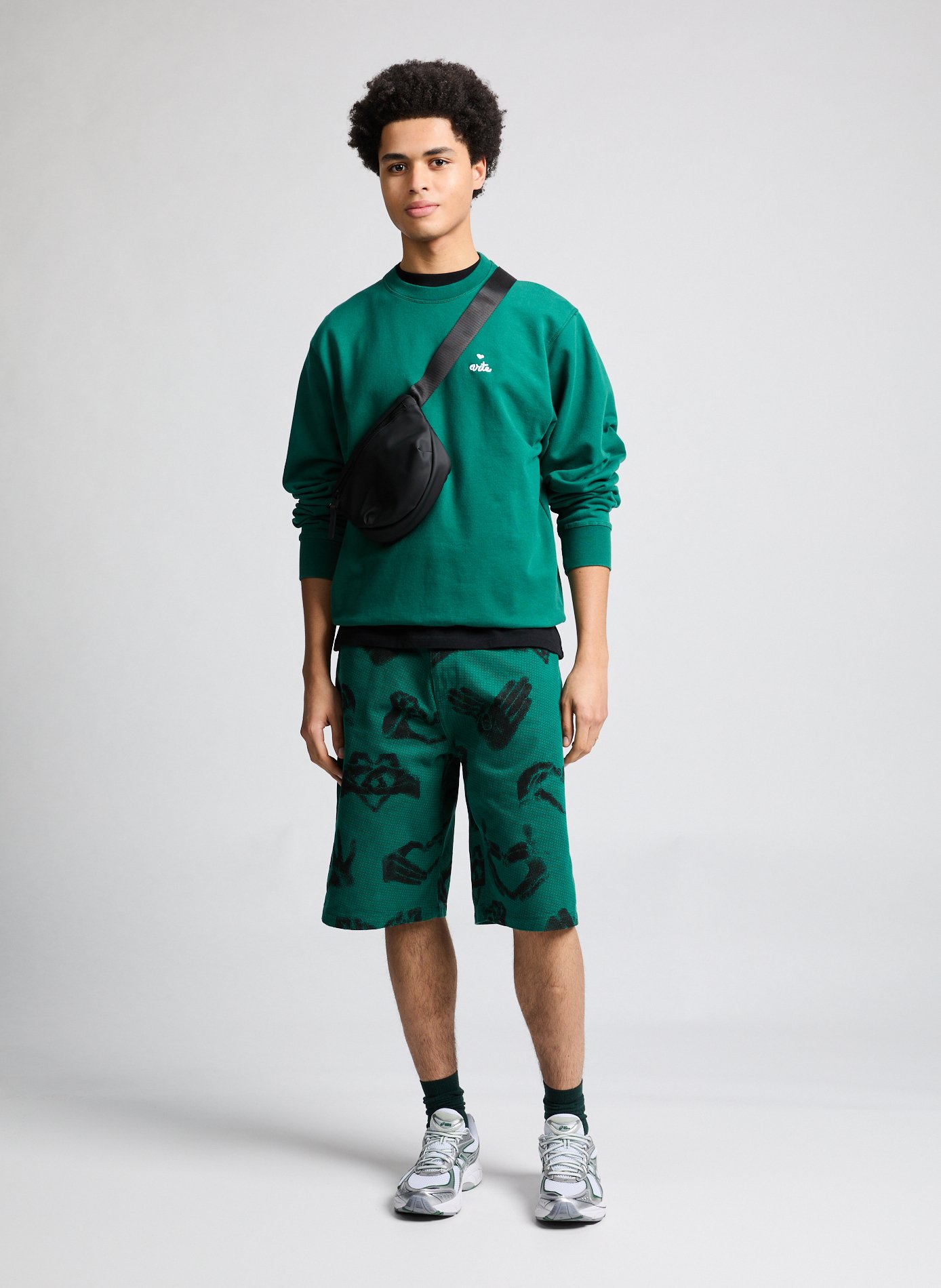 Sac à bandoulière Valera Bum RAINS Noir