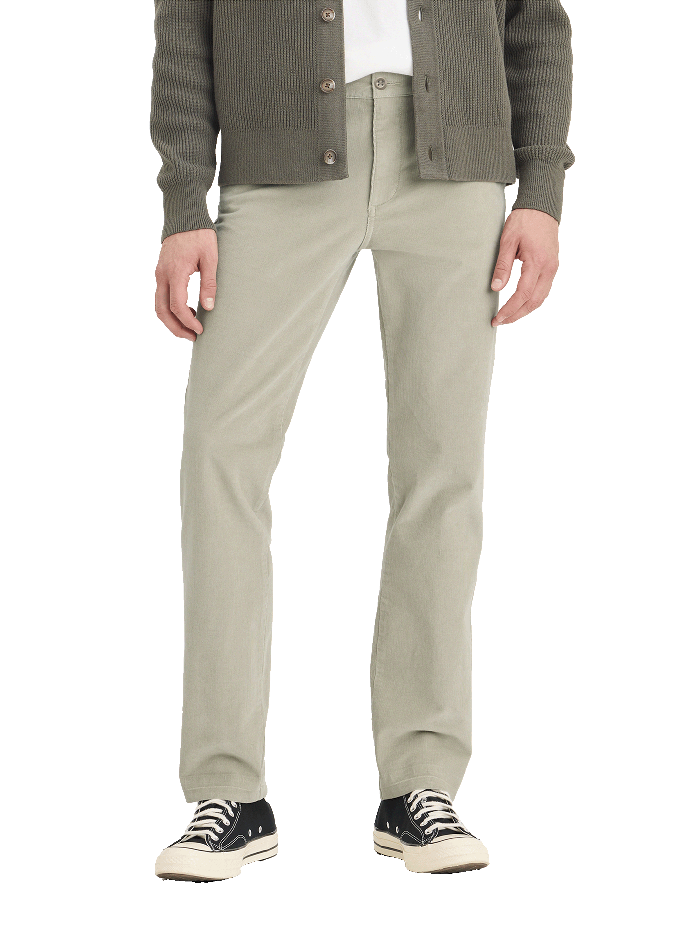 DOCKERS Pantalon droit en coton Beige