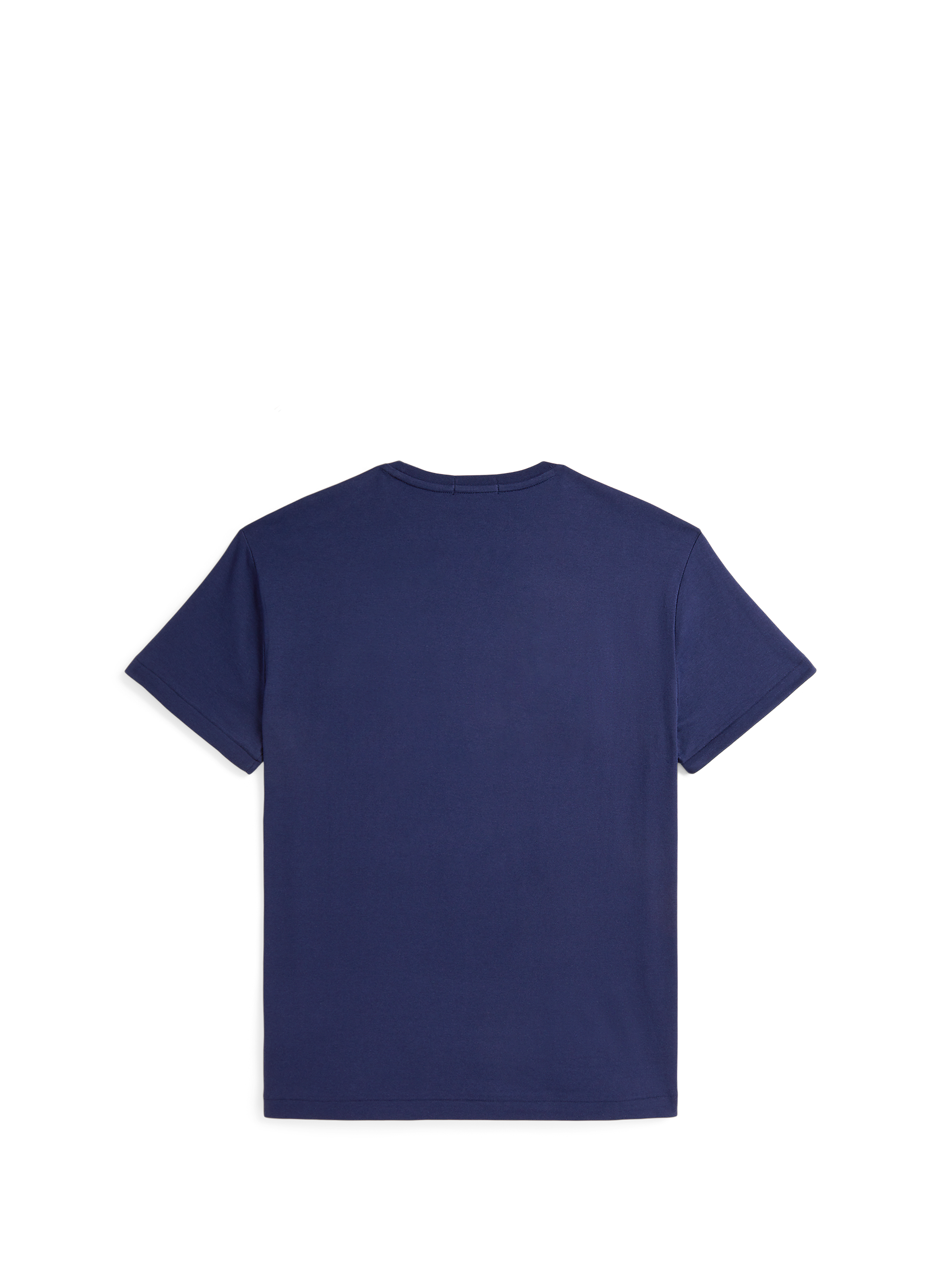 Straight round neck cotton T-shirt POLO RALPH LAUREN Blue