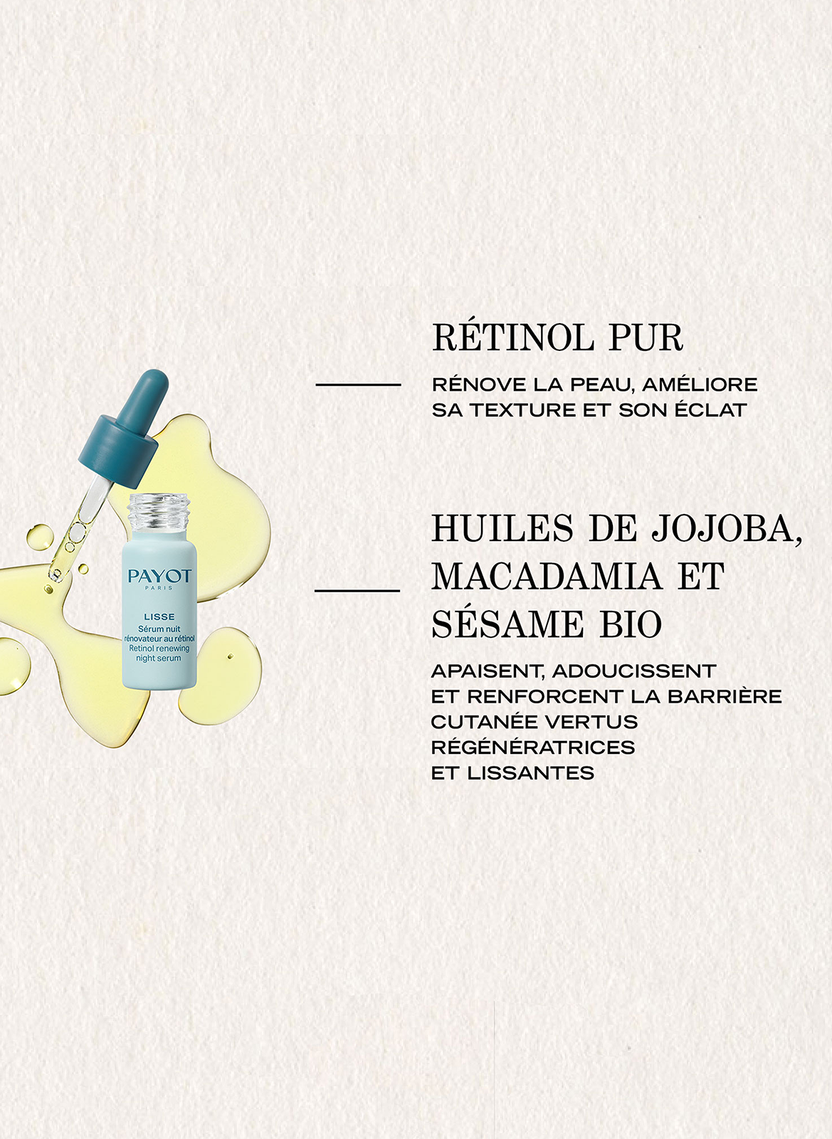 Retinol Renewing Night Serum PAYOT No color