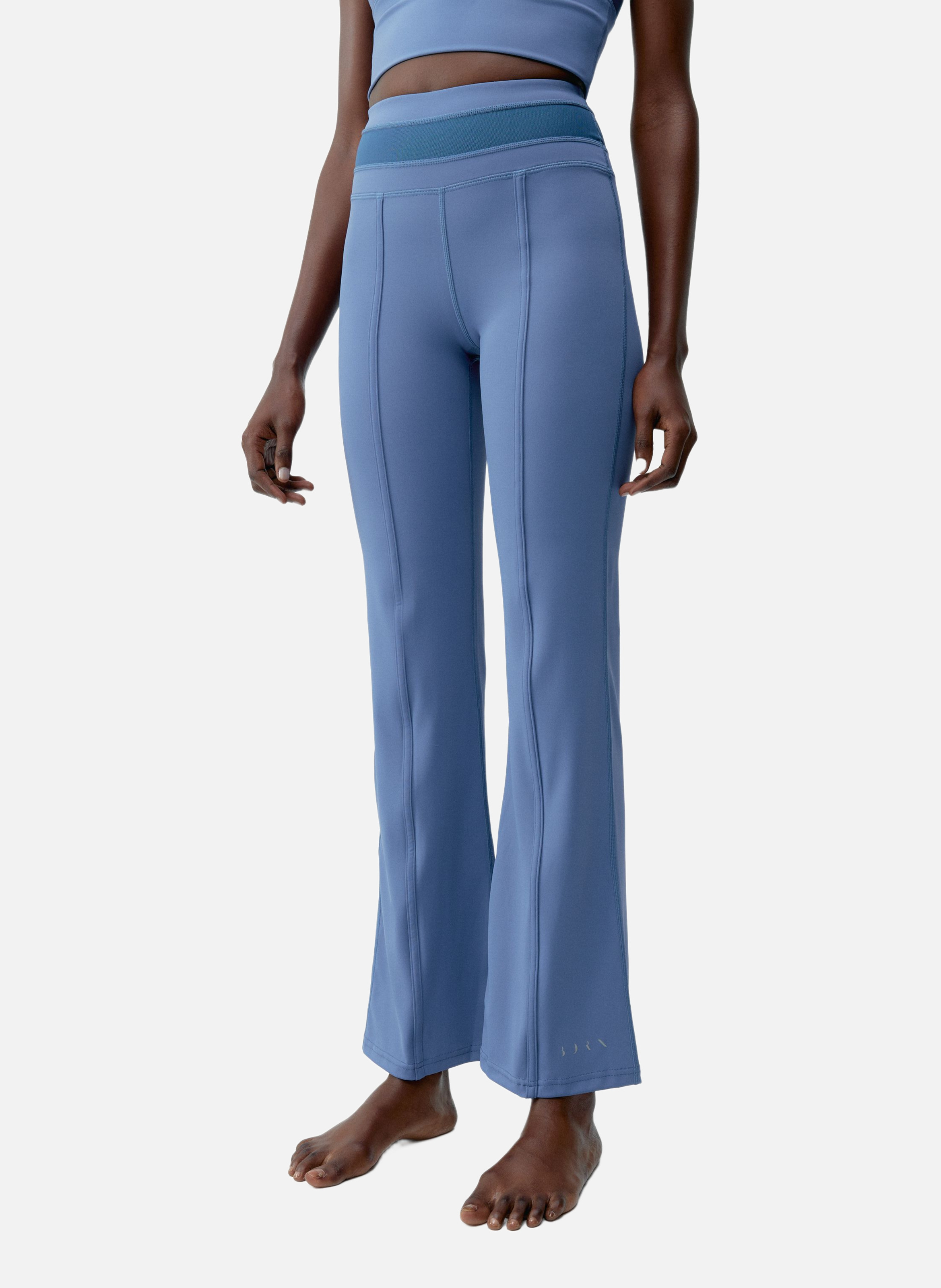 Legging de sport long performance maeva BORN LIVING YOGA Bleu