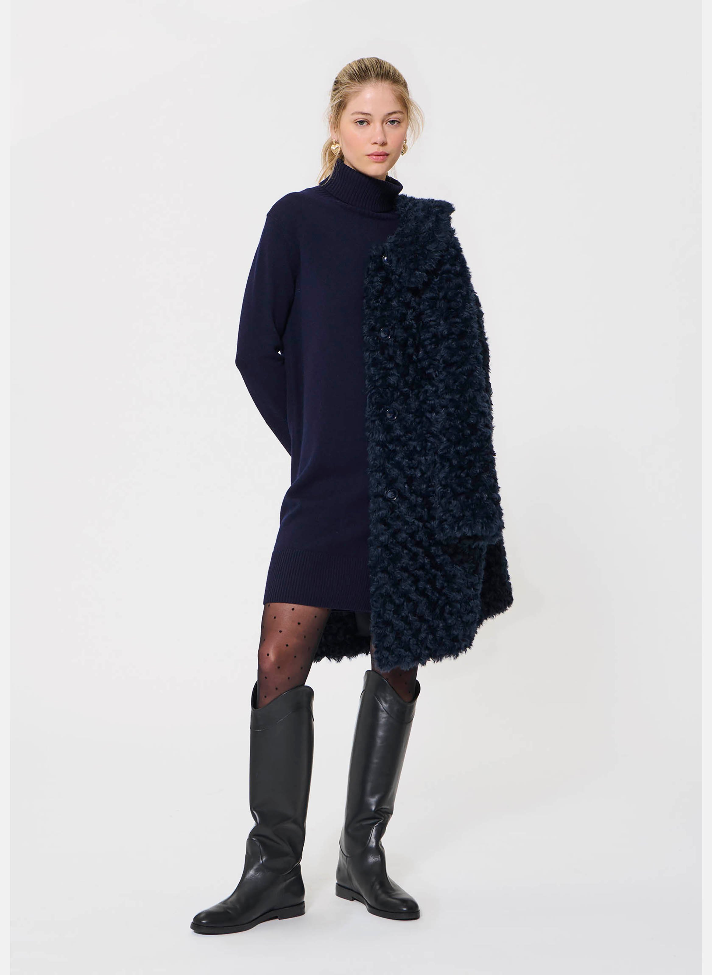 Robe maille ralia TARA JARMON Bleu