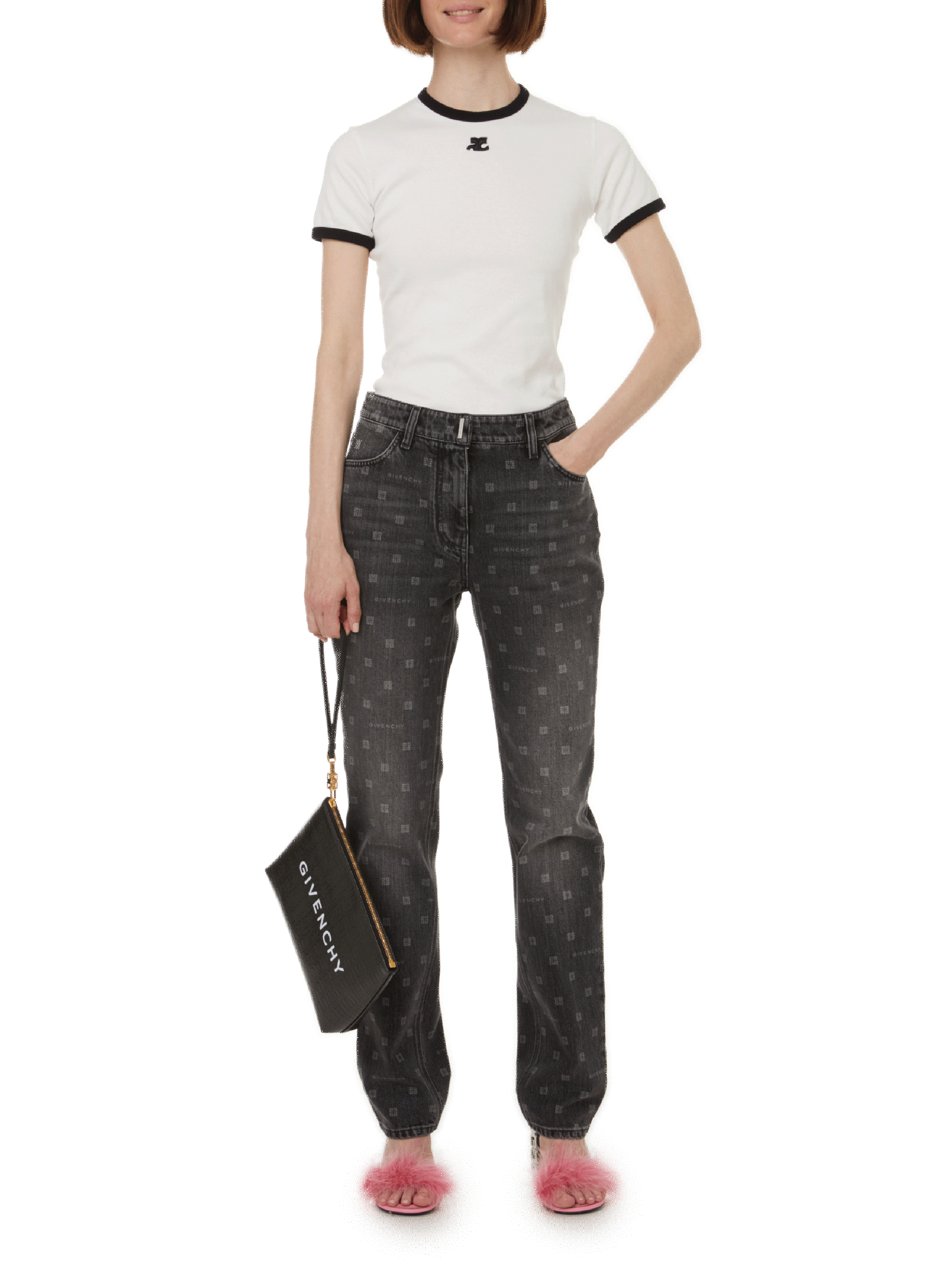 Logo jeans  GIVENCHY Black