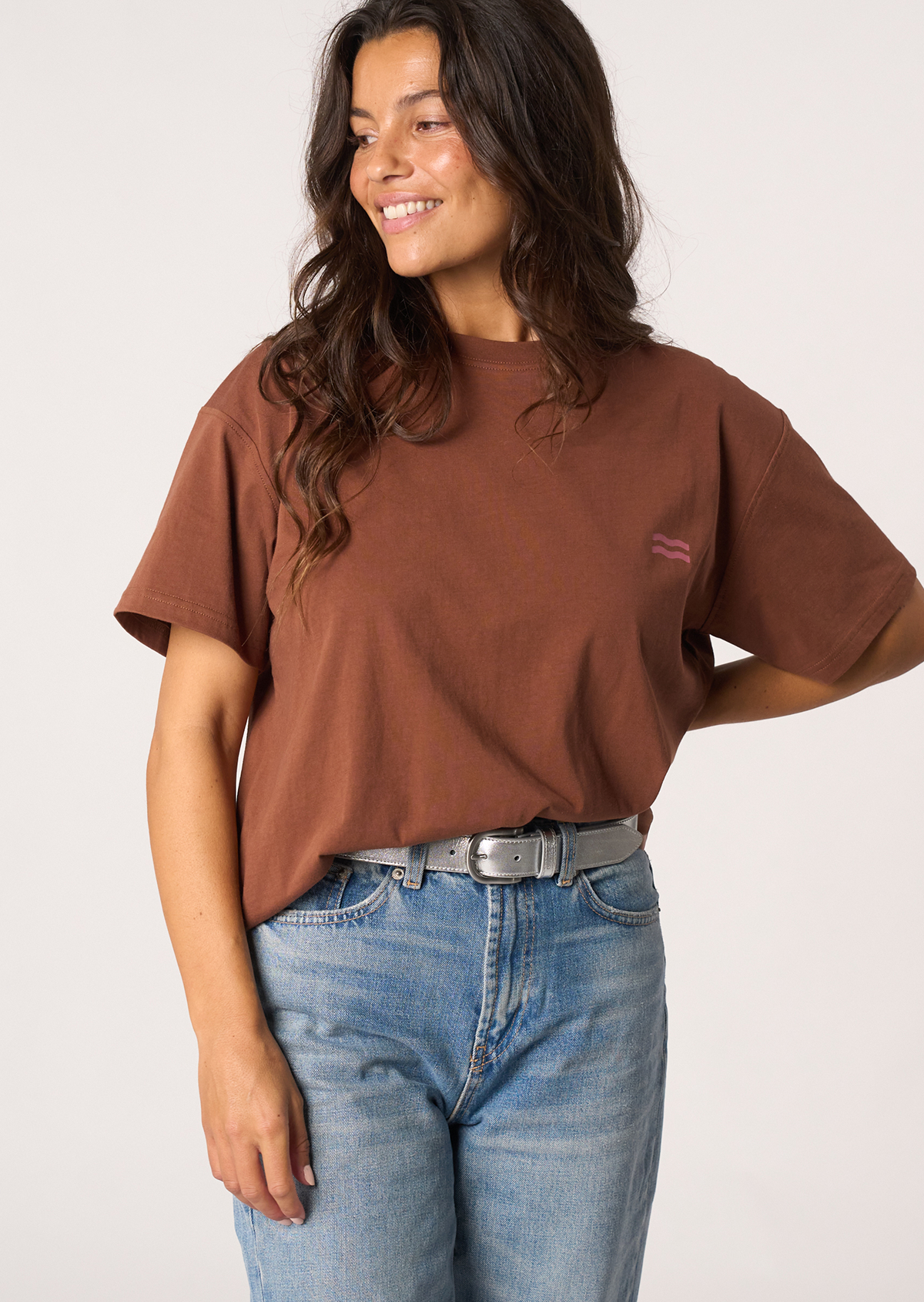 Ceinture en cuir unie BILLYBELT Argent