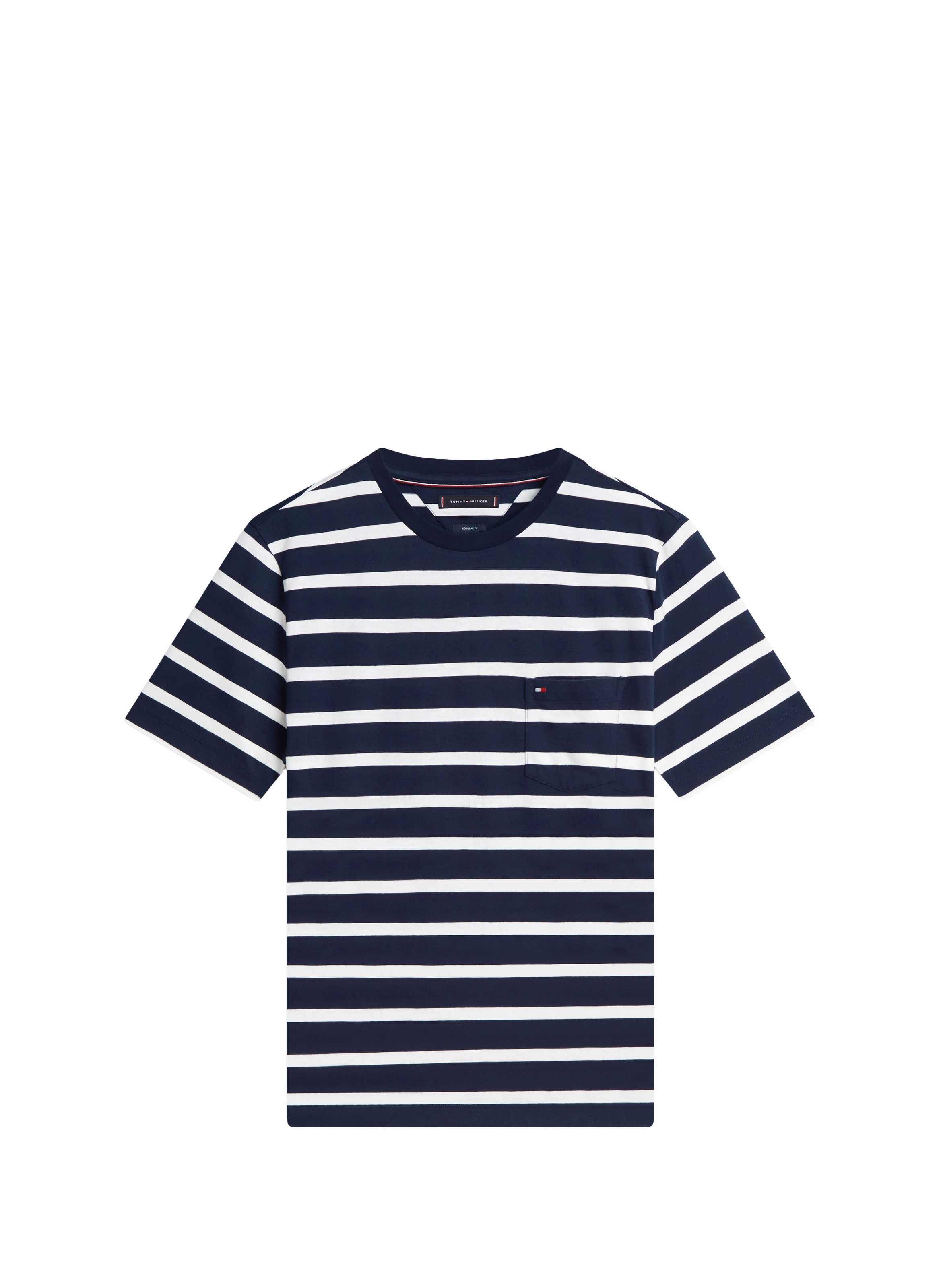 Striped cotton T-Shirt TOMMY HILFIGER Blue