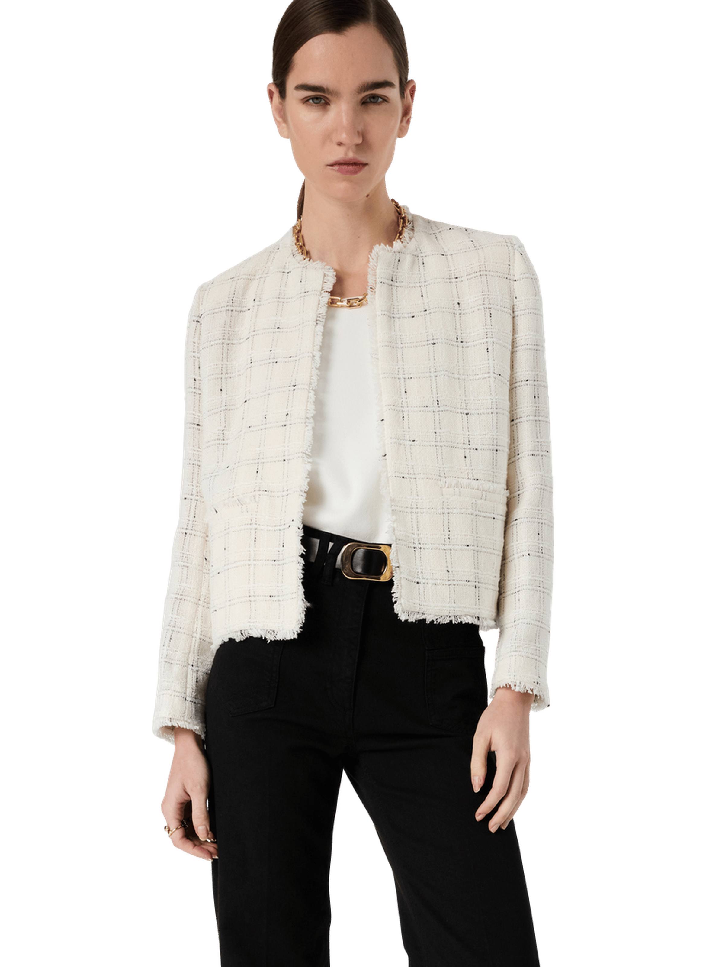 Veste en tweed - TAISSA GERARD DAREL Beige