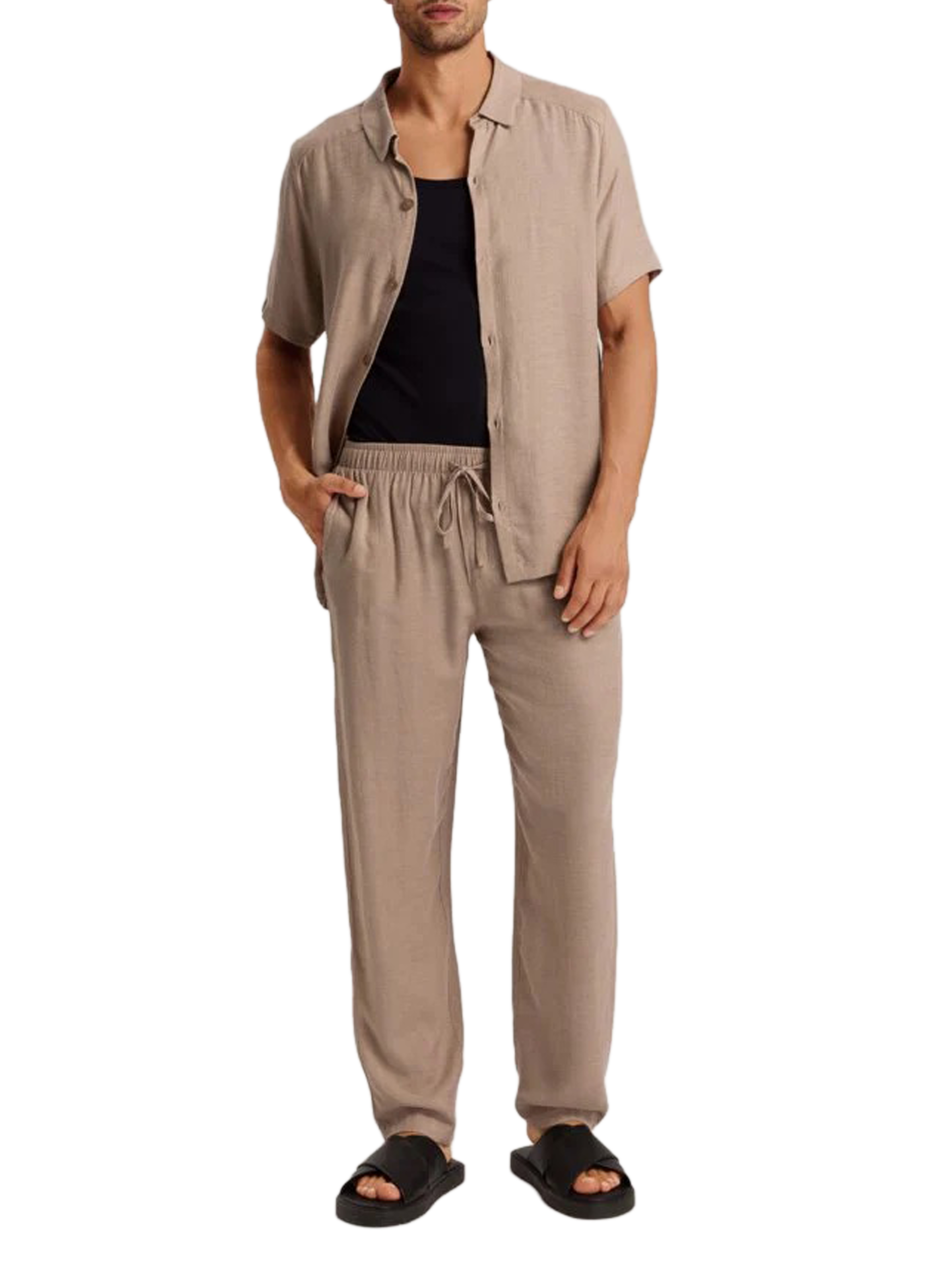 Cotton Tank Top HANRO Black