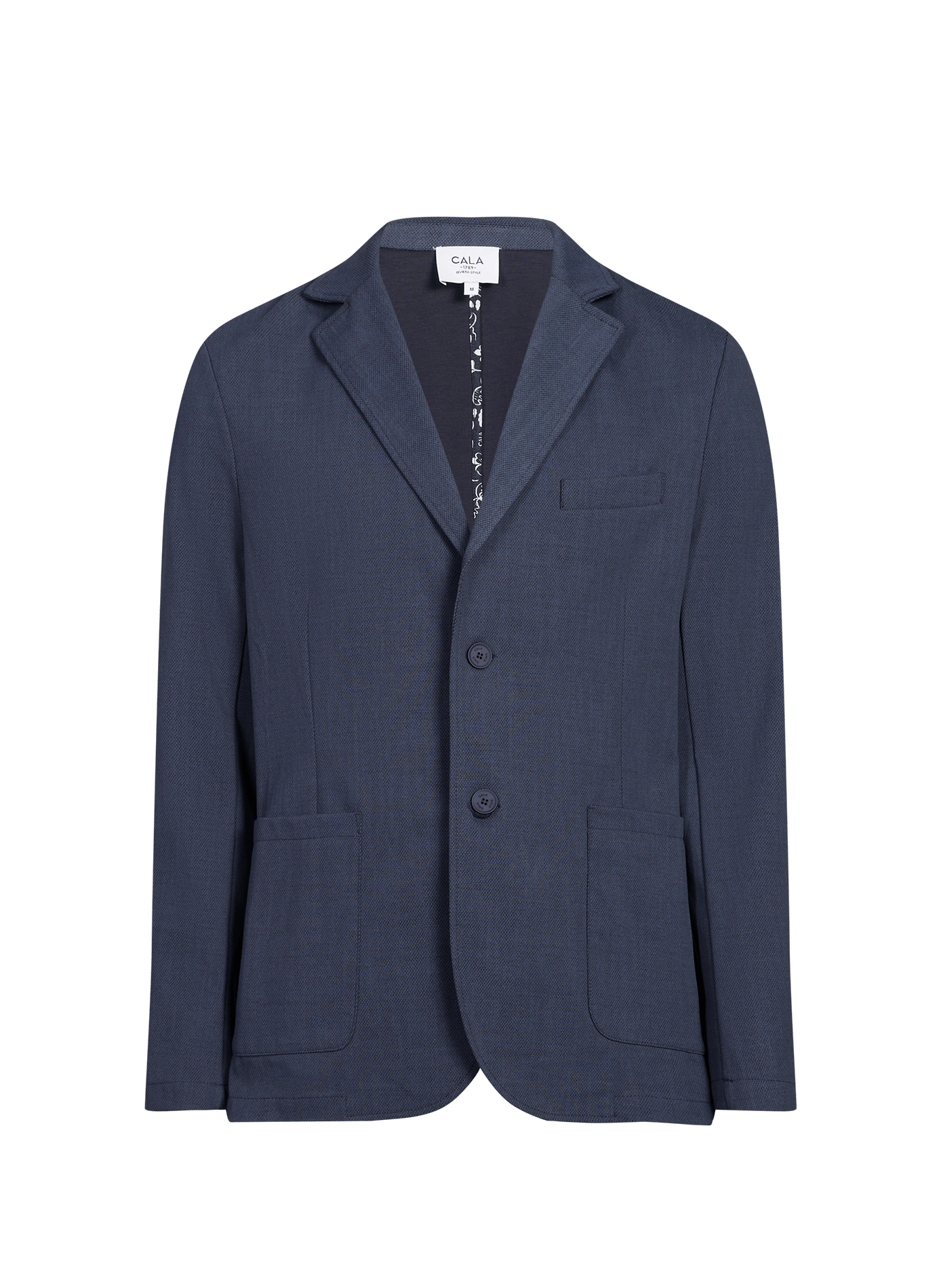 Blazer droit boutonné uni 1789 CALA Bleu
