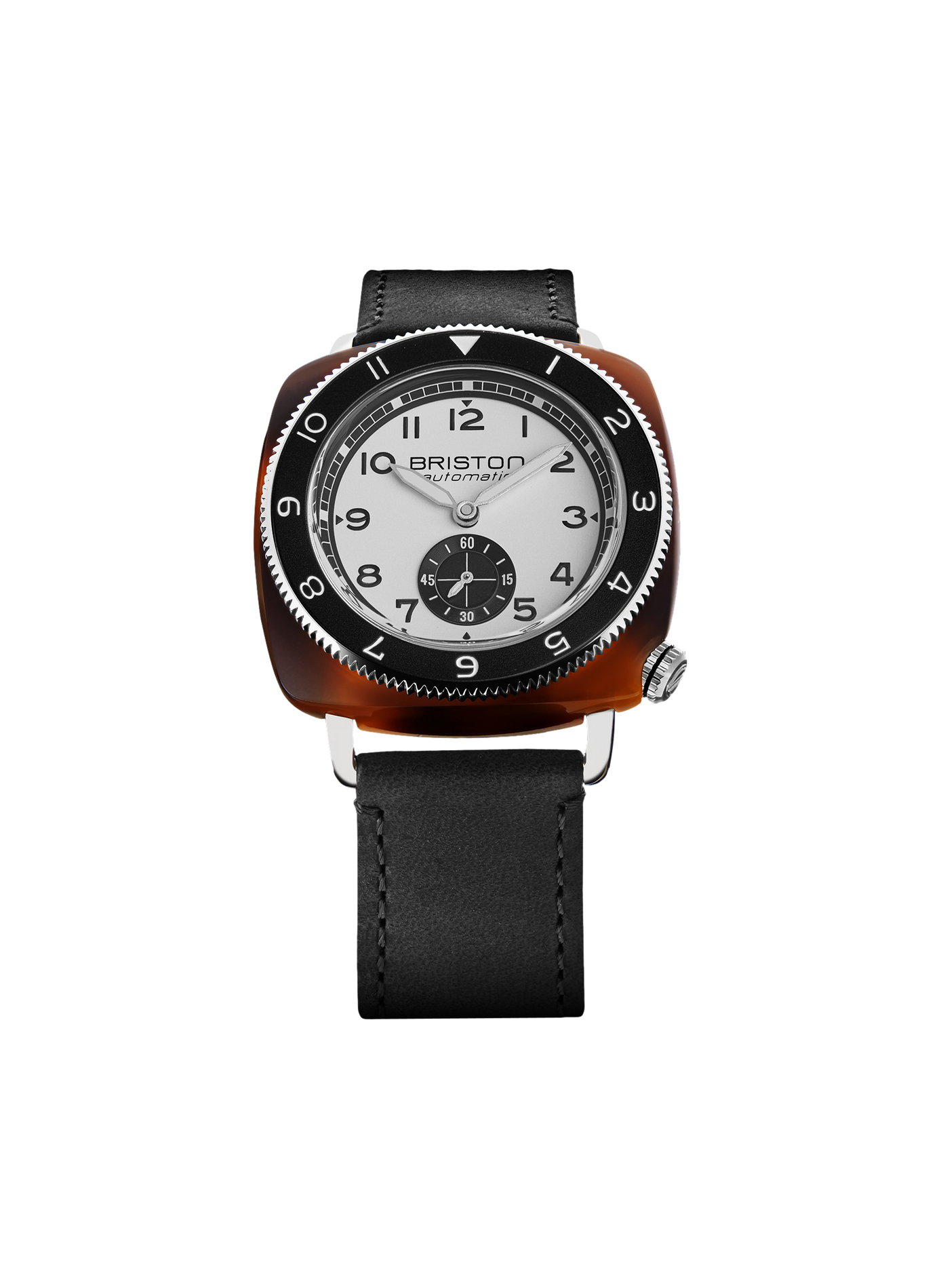 Montre Clubmaster Legend en cuir BRISTON Blanc