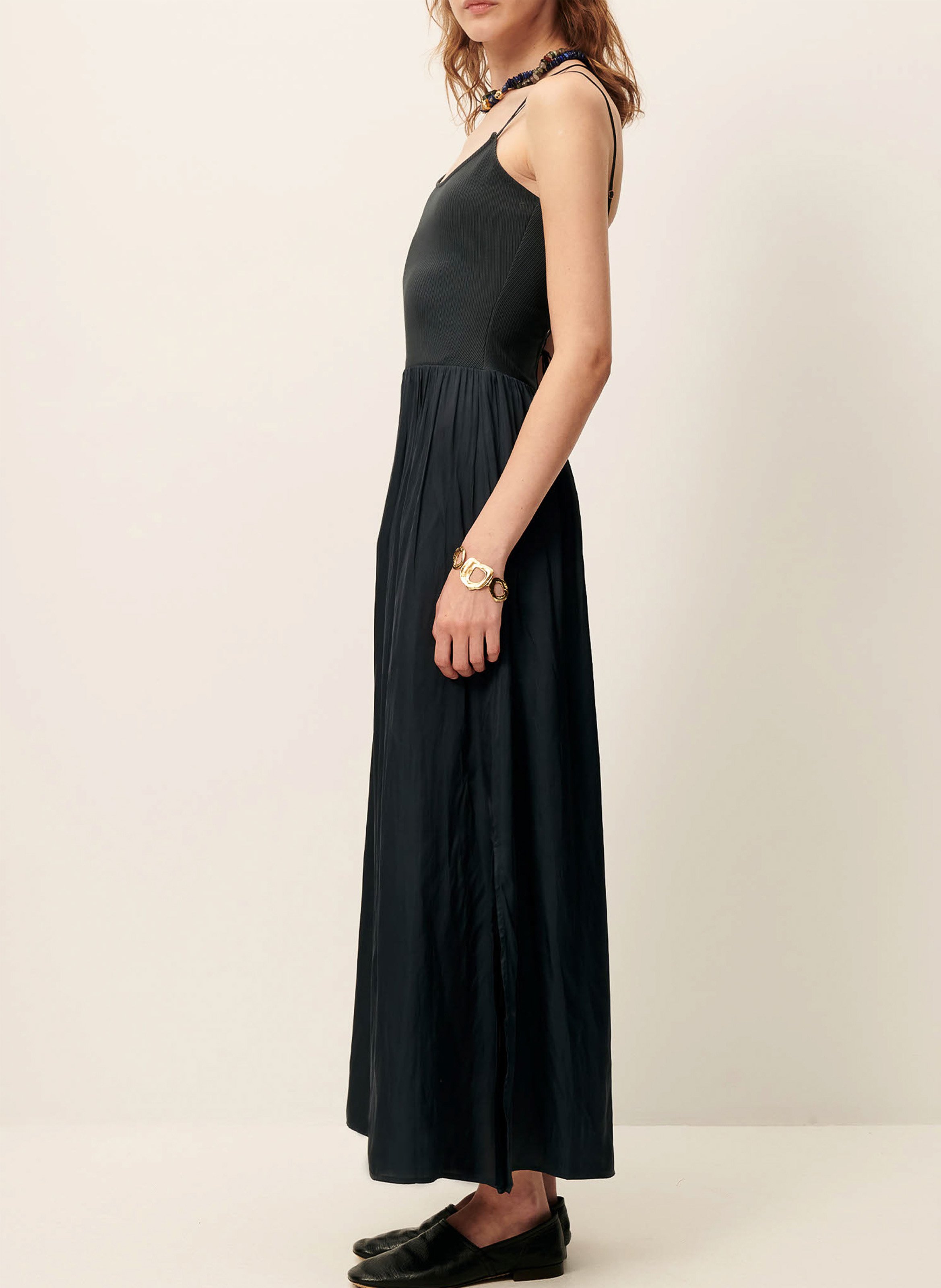 Robe longue col rond sweet mambo SESSUN Vert