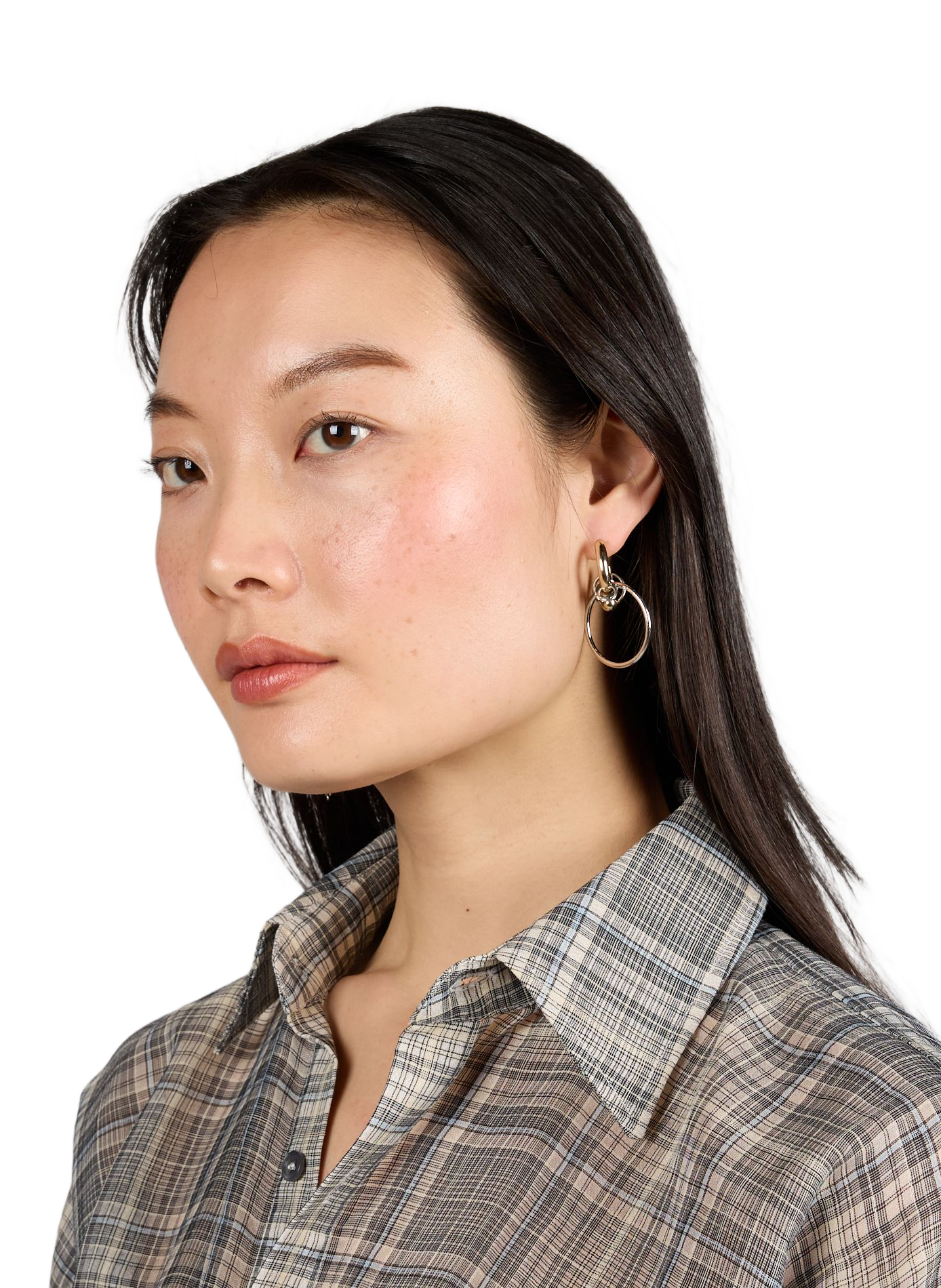 Clark brass earrings JUSTINE CLENQUET Multicolour