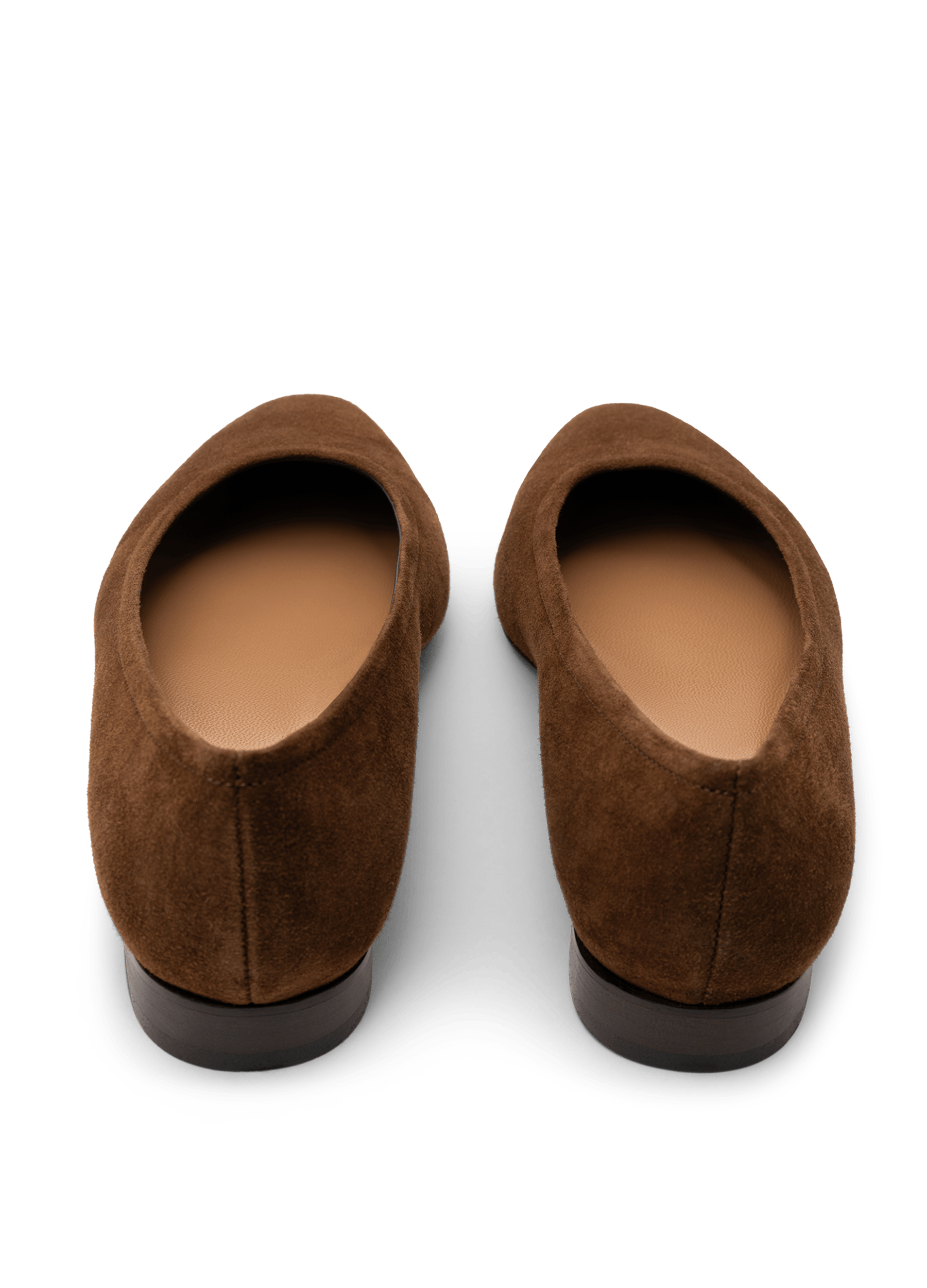 Ballerines alfida en chevre velours PARALLELE Marron