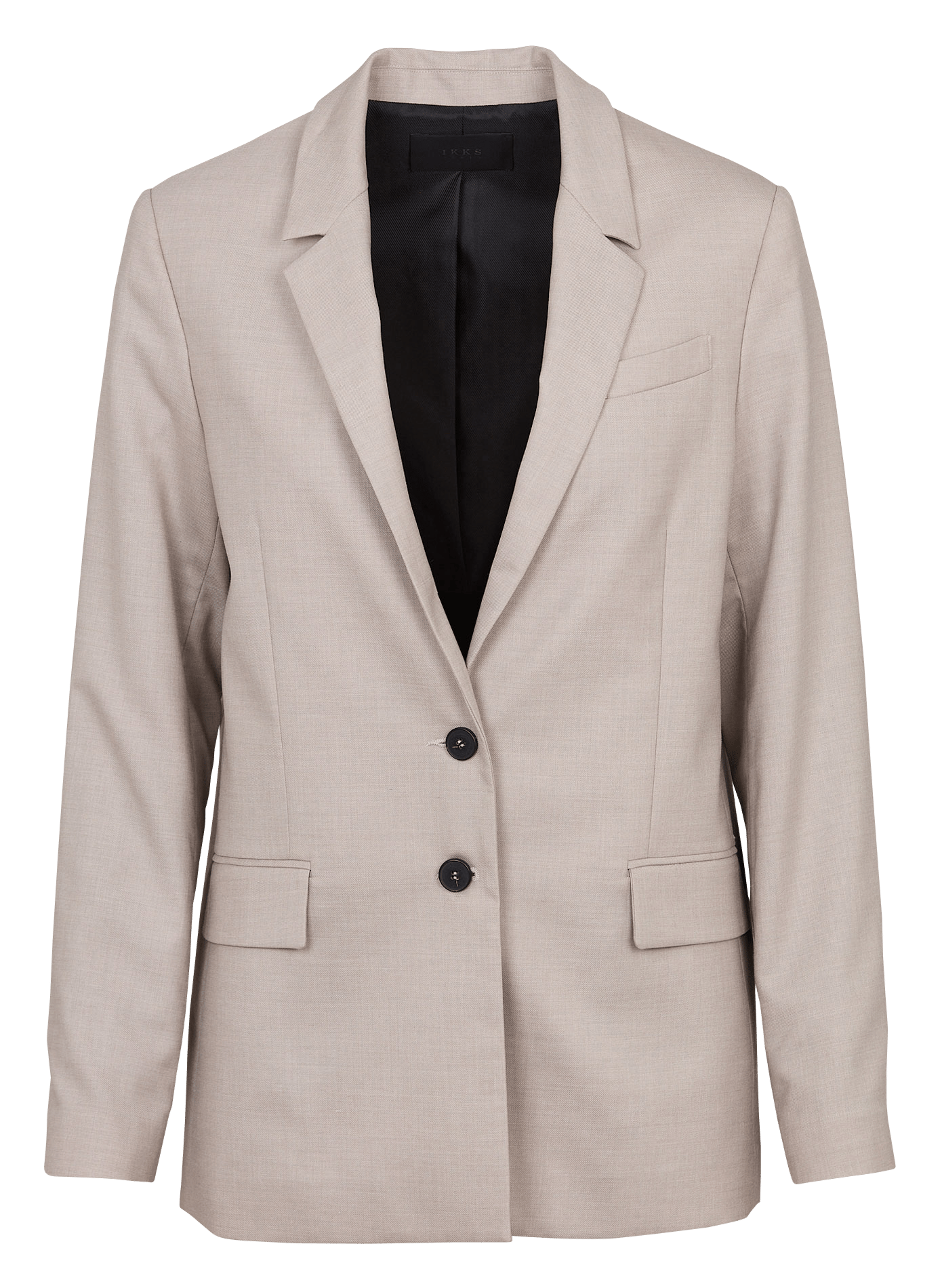 Veste de costume droite  col tailleur IKKS Beige