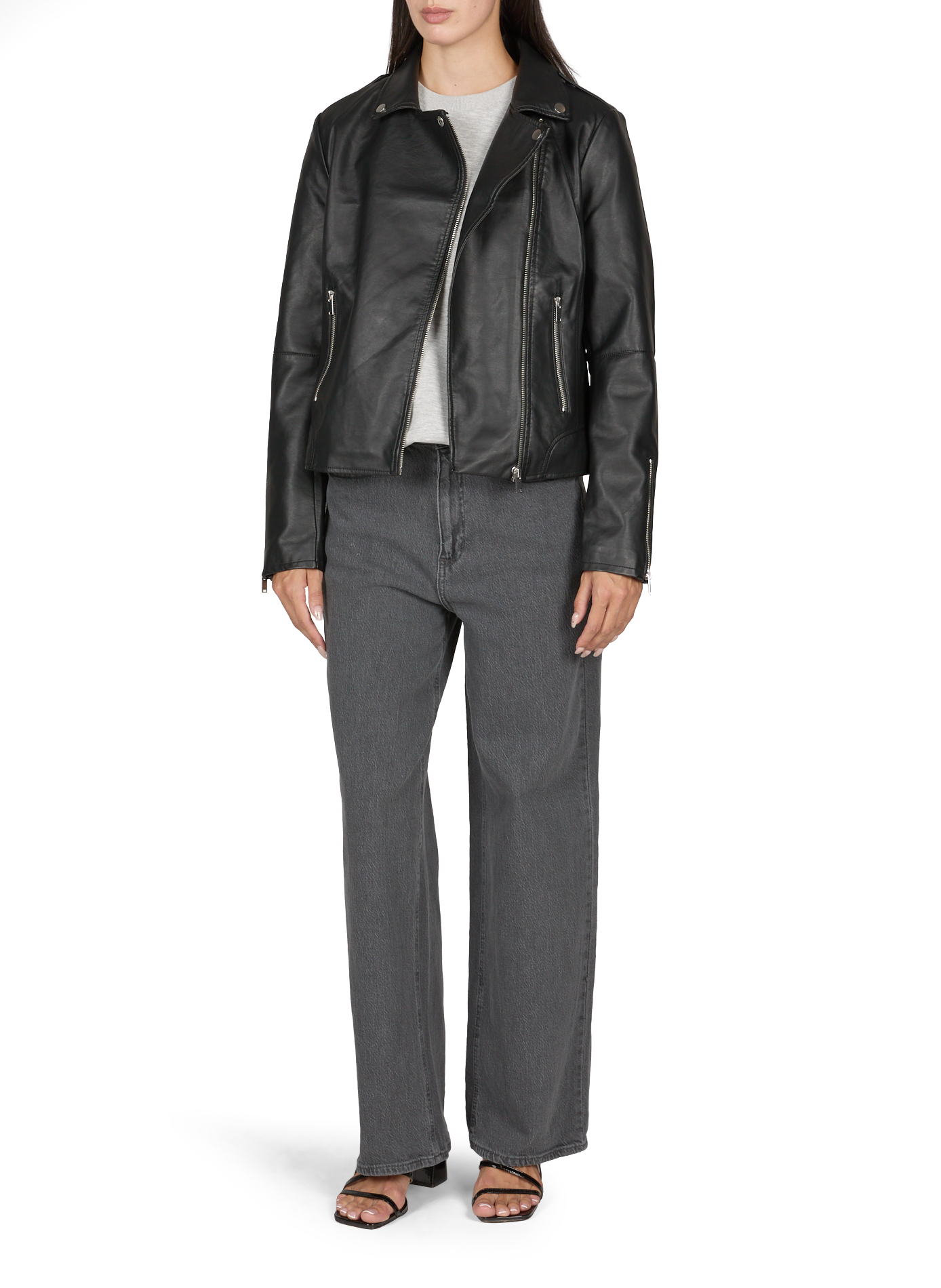 Veste zippée manches longues VILA Noir