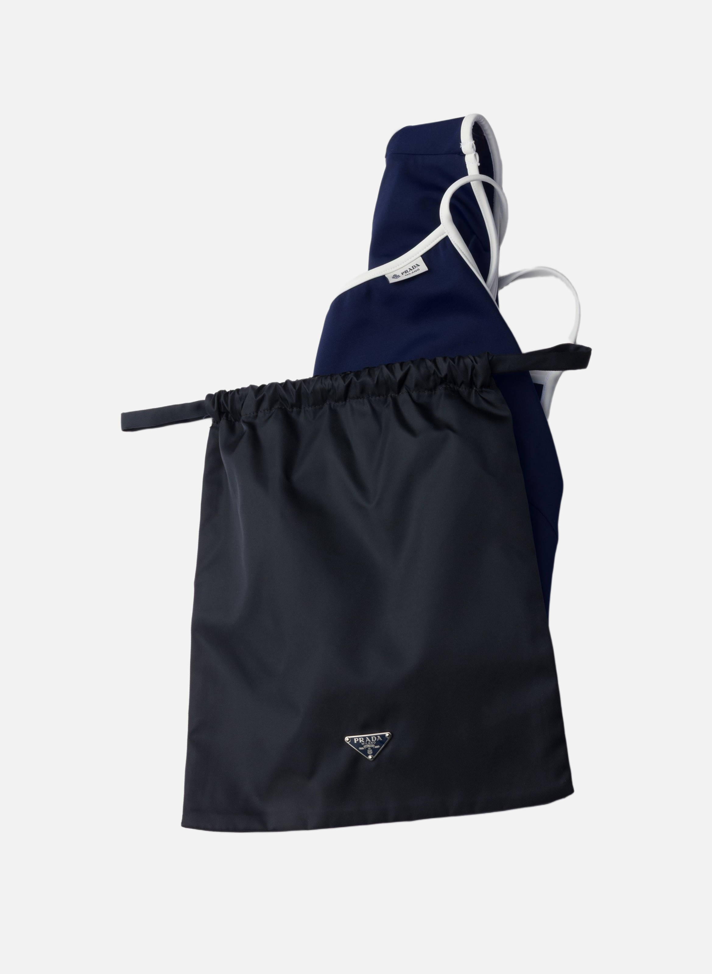 Maillot de bain une pièce en jersey PRADA Bleu