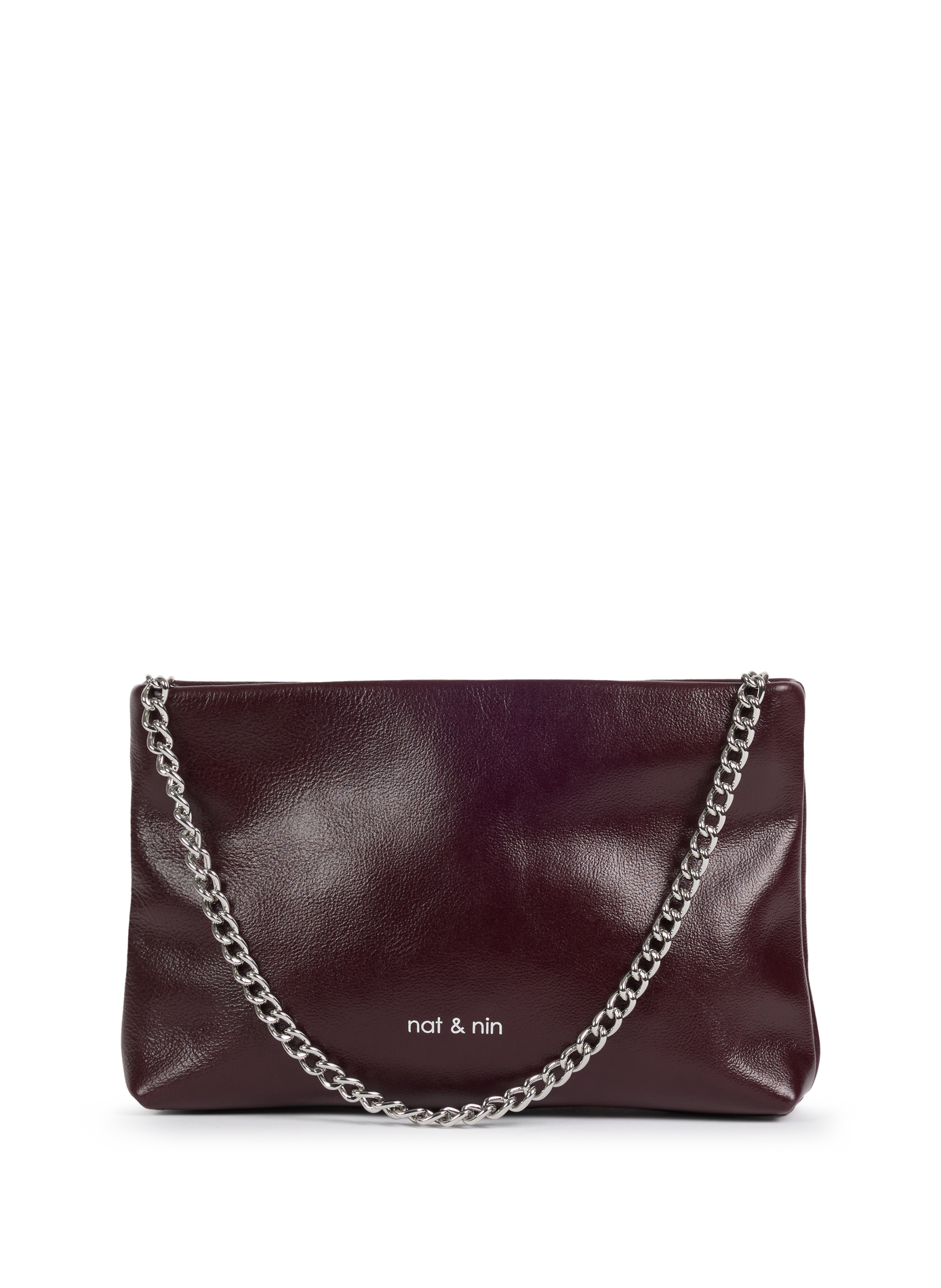 Sac porté épaule Molly en cuir NAT & NIN Violet