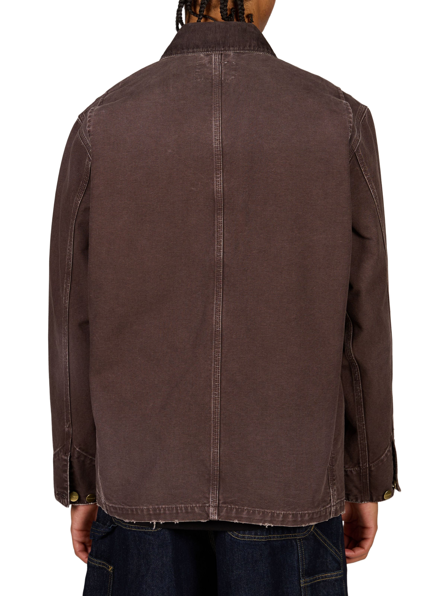 Manteau OG Chore Coat à col velours en coton CARHARTT WIP Marron