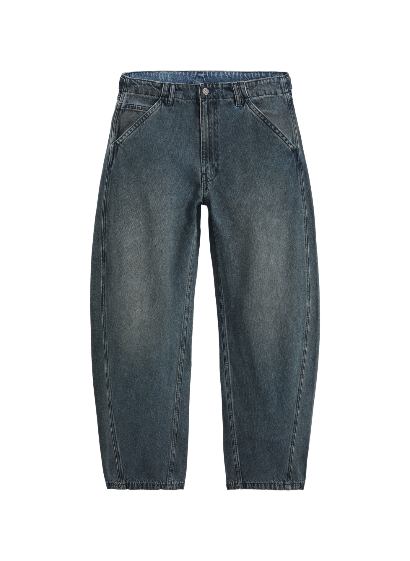 Baggy jeans van katoen LEVI'S Blauw