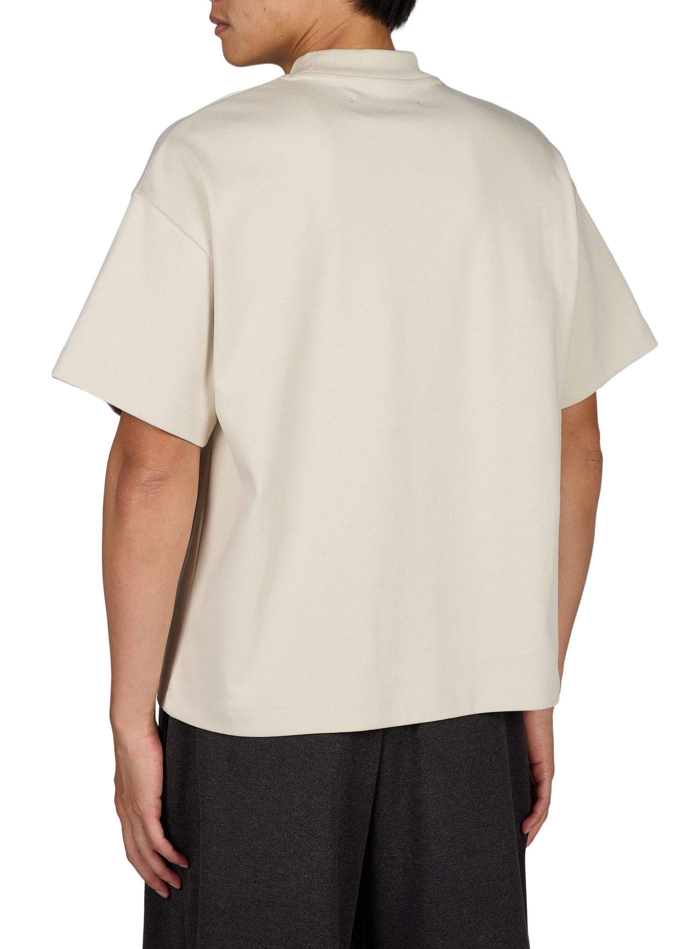 Loose cotton T-shirt SEVENTH Beige