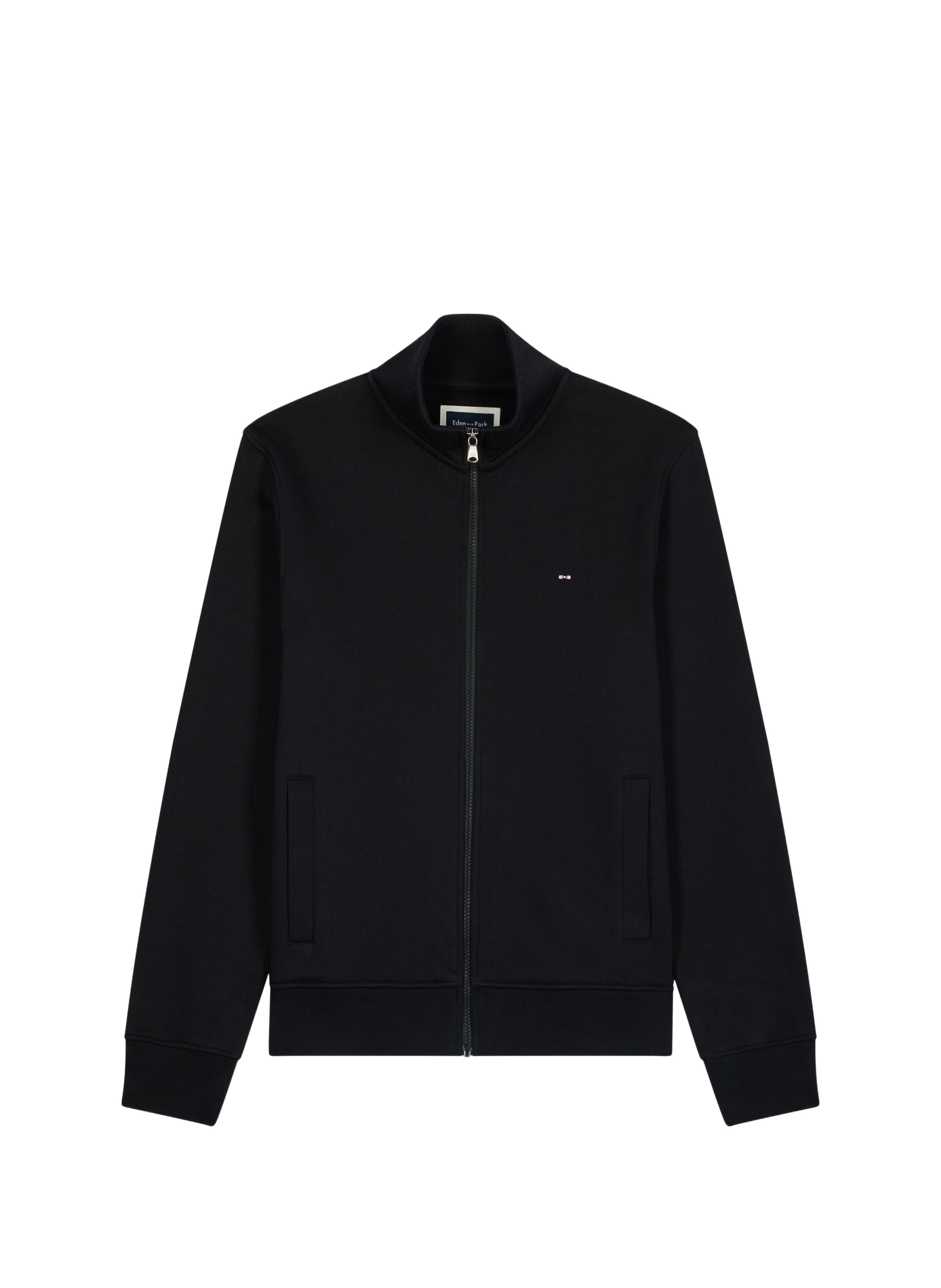 Sweat slim en coton EDEN PARK Noir