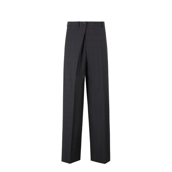 Pantalon large en laine