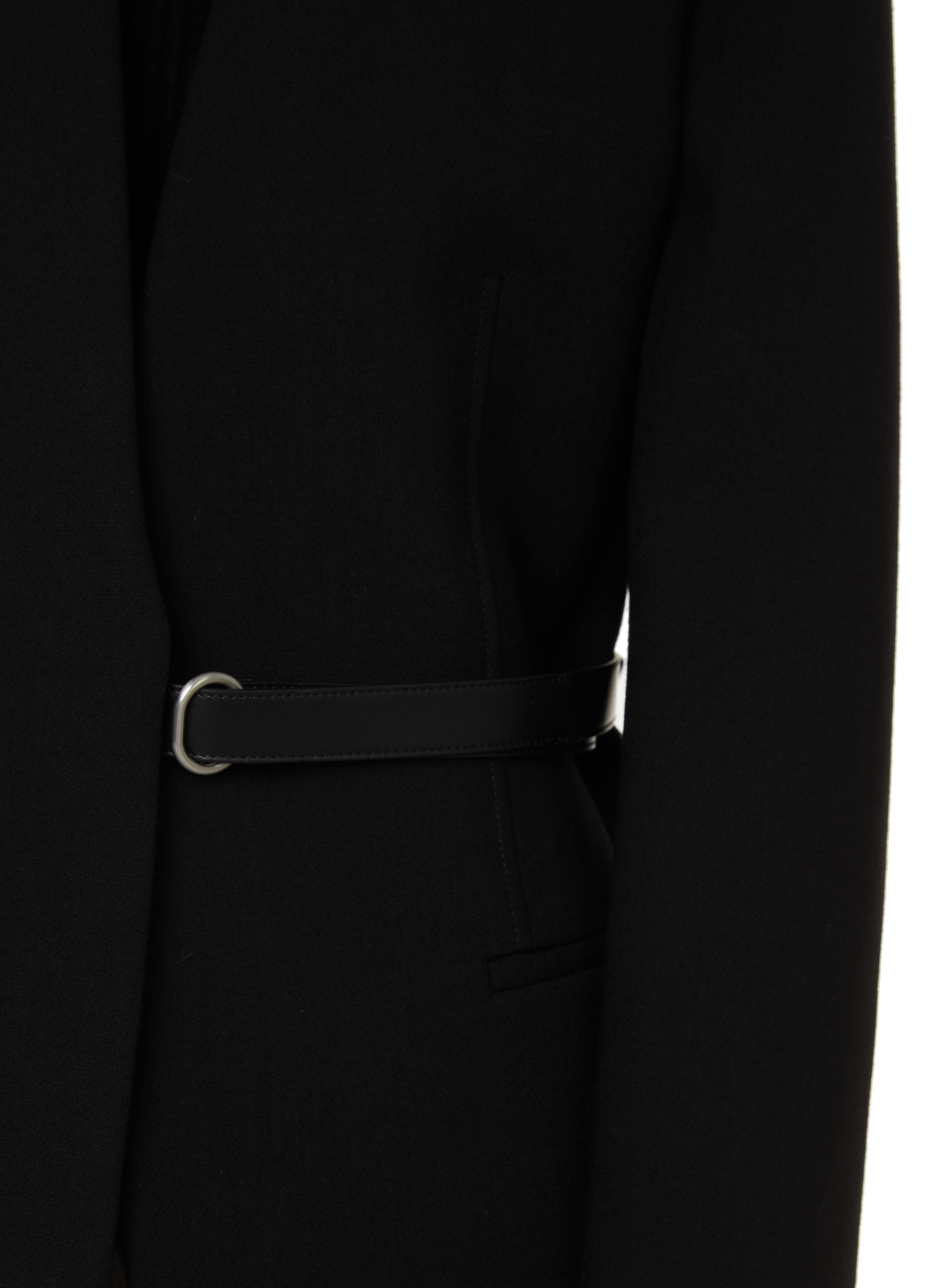 Virgin wool suit jacket JIL SANDER Black