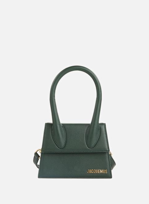 حقيبة لو تشيكيتو متوسطة الحجم باللون الأخضر من جاكيموس 